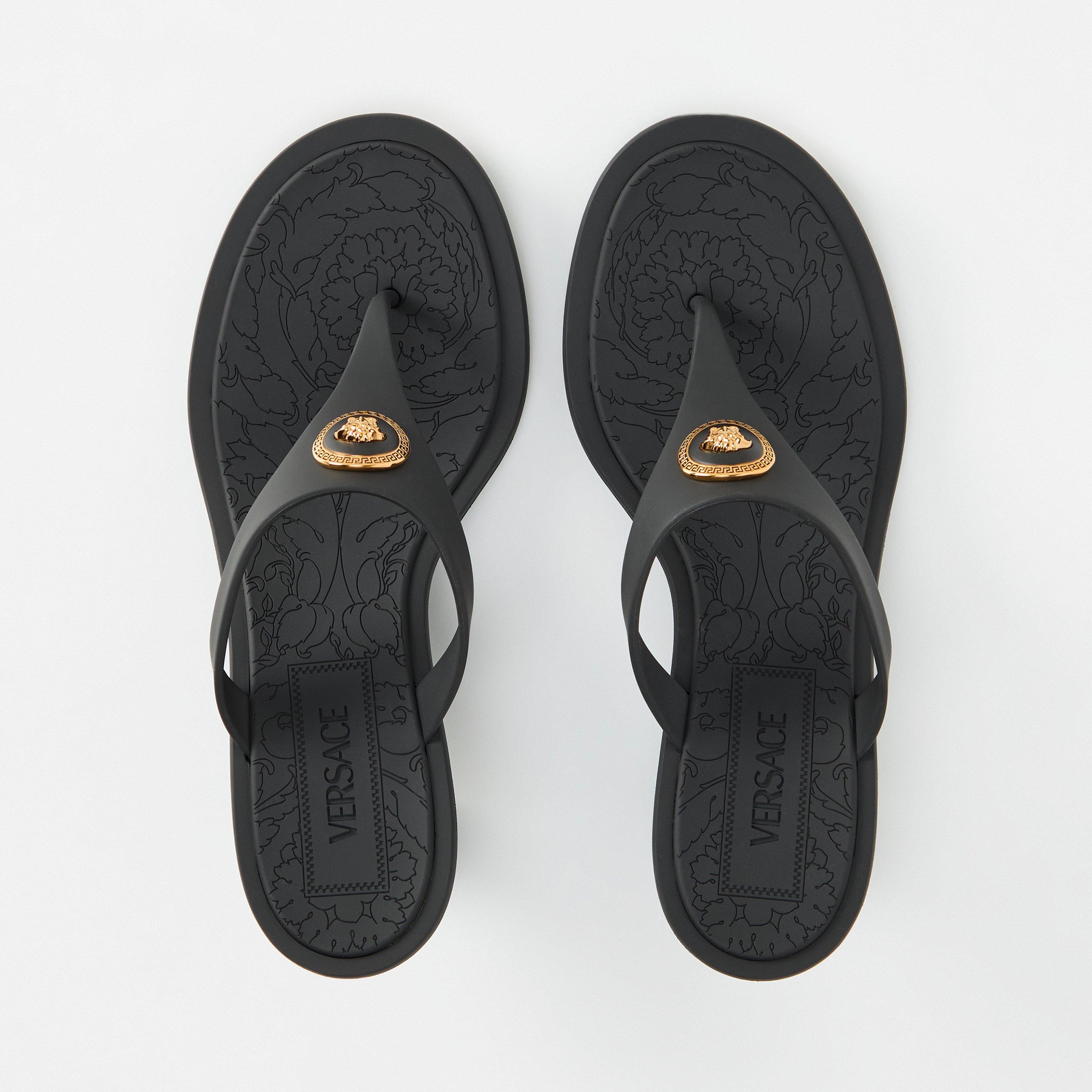 Black Gold - Versace - Women's Heeled Sandals - 4