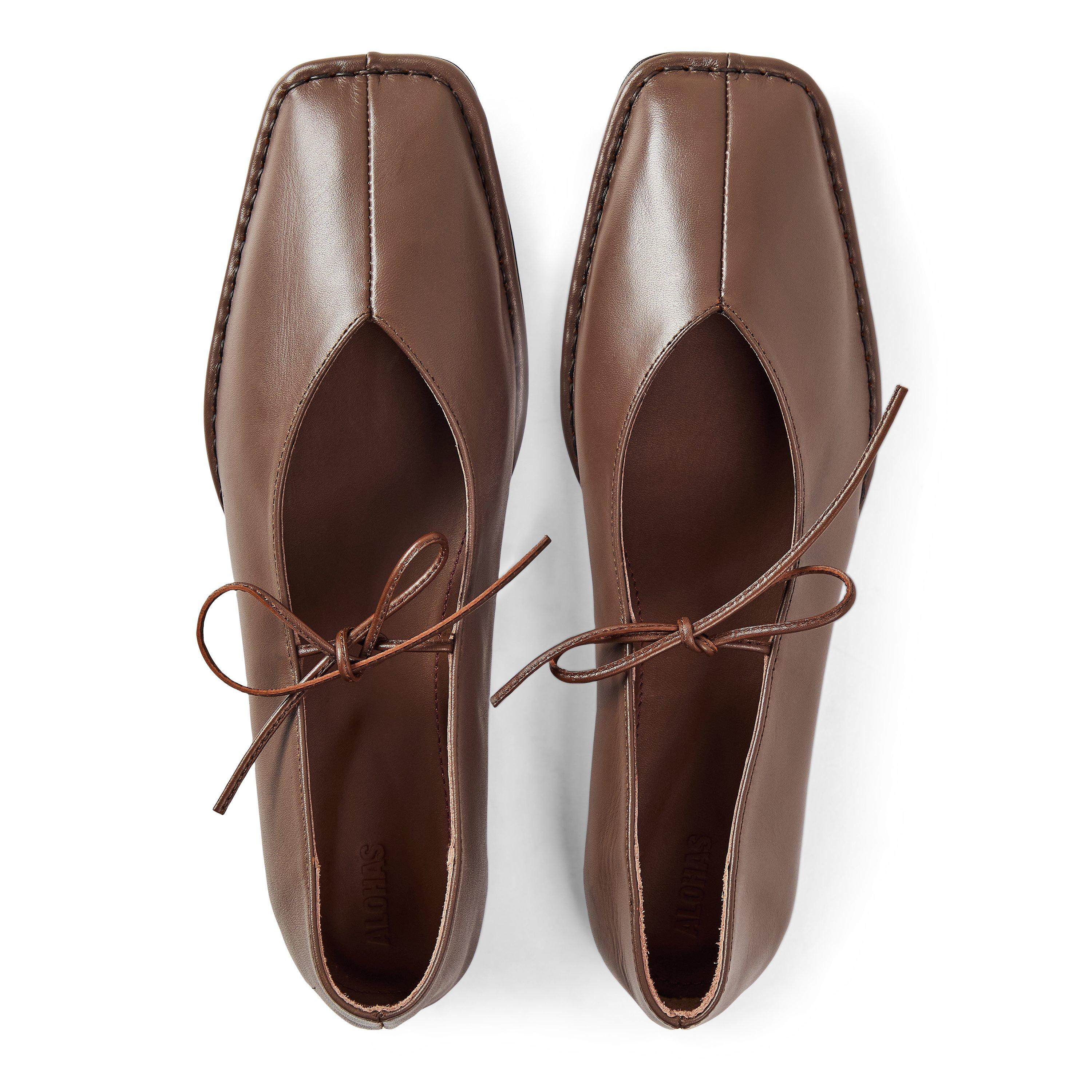 Chestnut Brown - Alohas - Women's Sway Ballet Pumps - 4