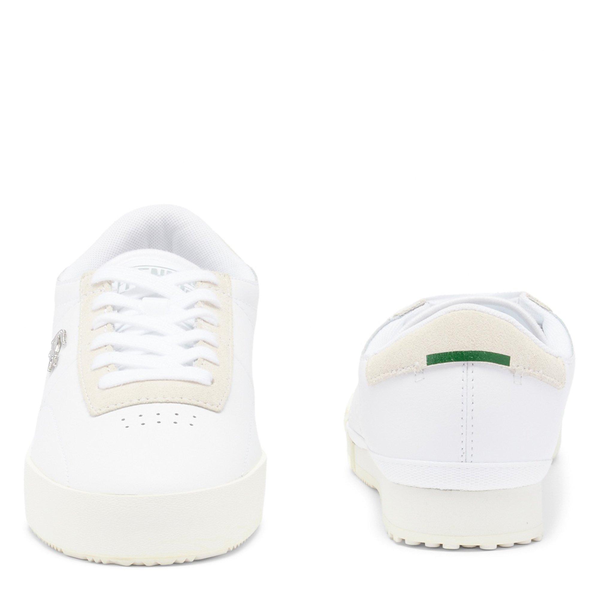 WHT/OFF WHT - Lacoste - Womens Aura Leather Sneakers - 4