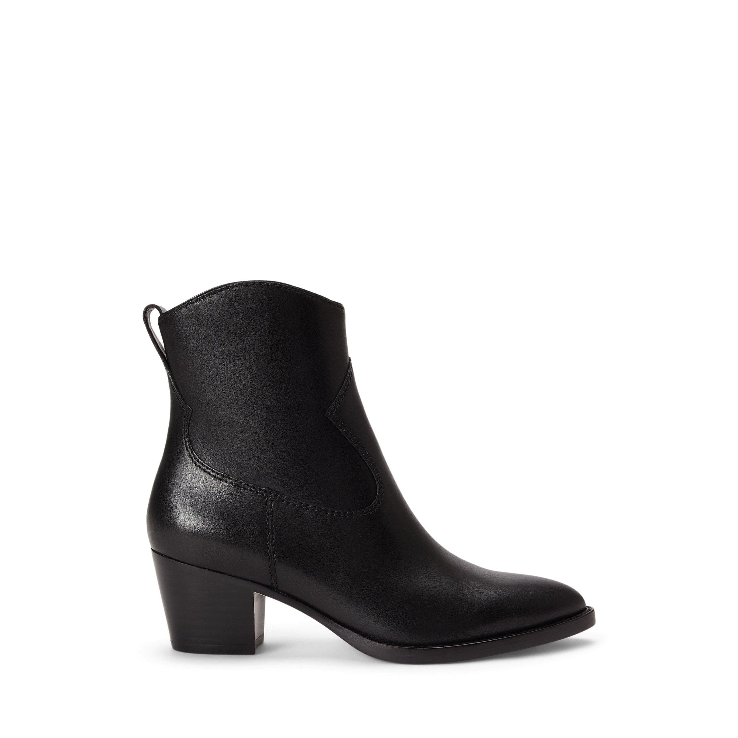 Black - Lauren by Ralph Lauren - Women's Harpher Boot Cowboy Boots - 1