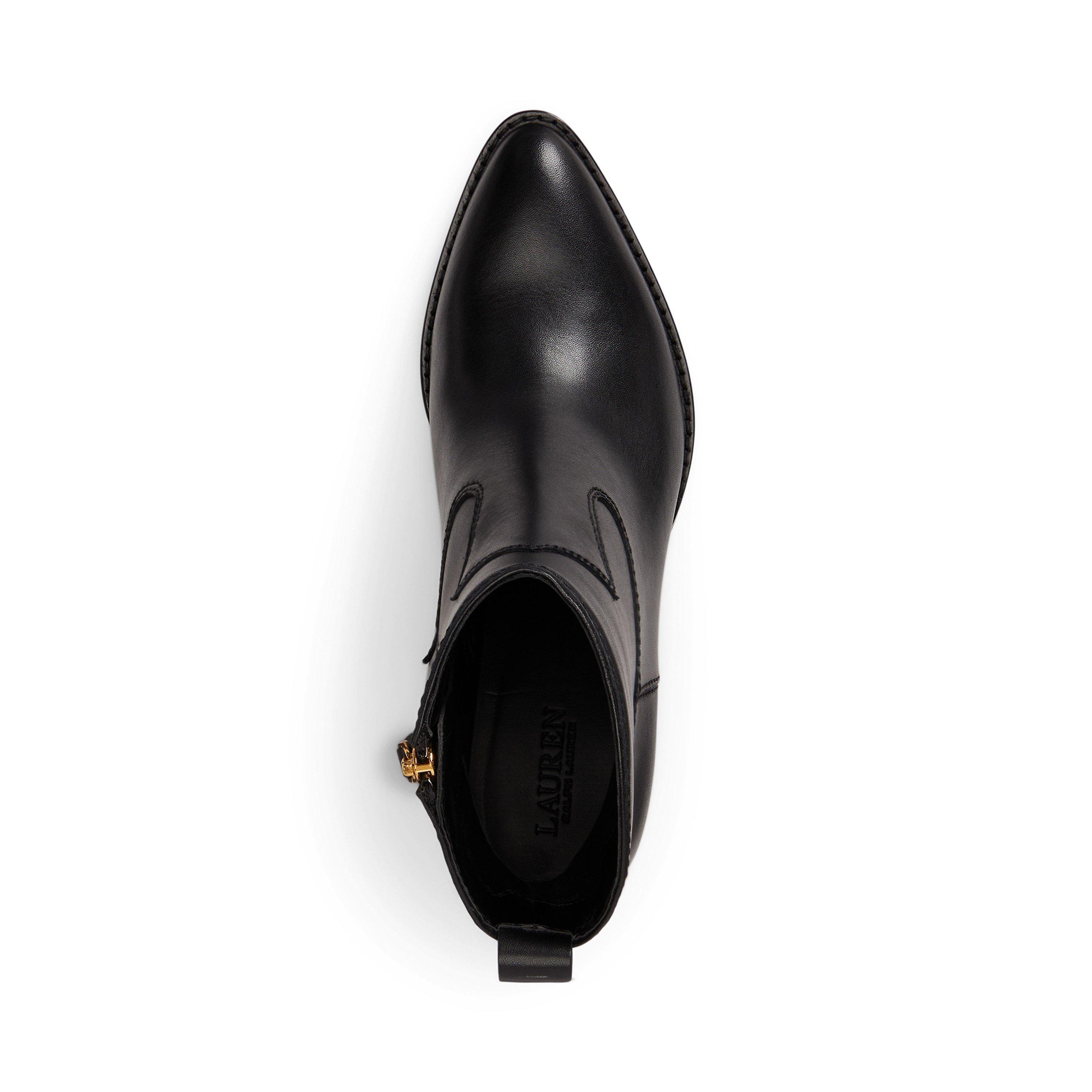 Black - Lauren by Ralph Lauren - Women's Harpher Boot Cowboy Boots - 3