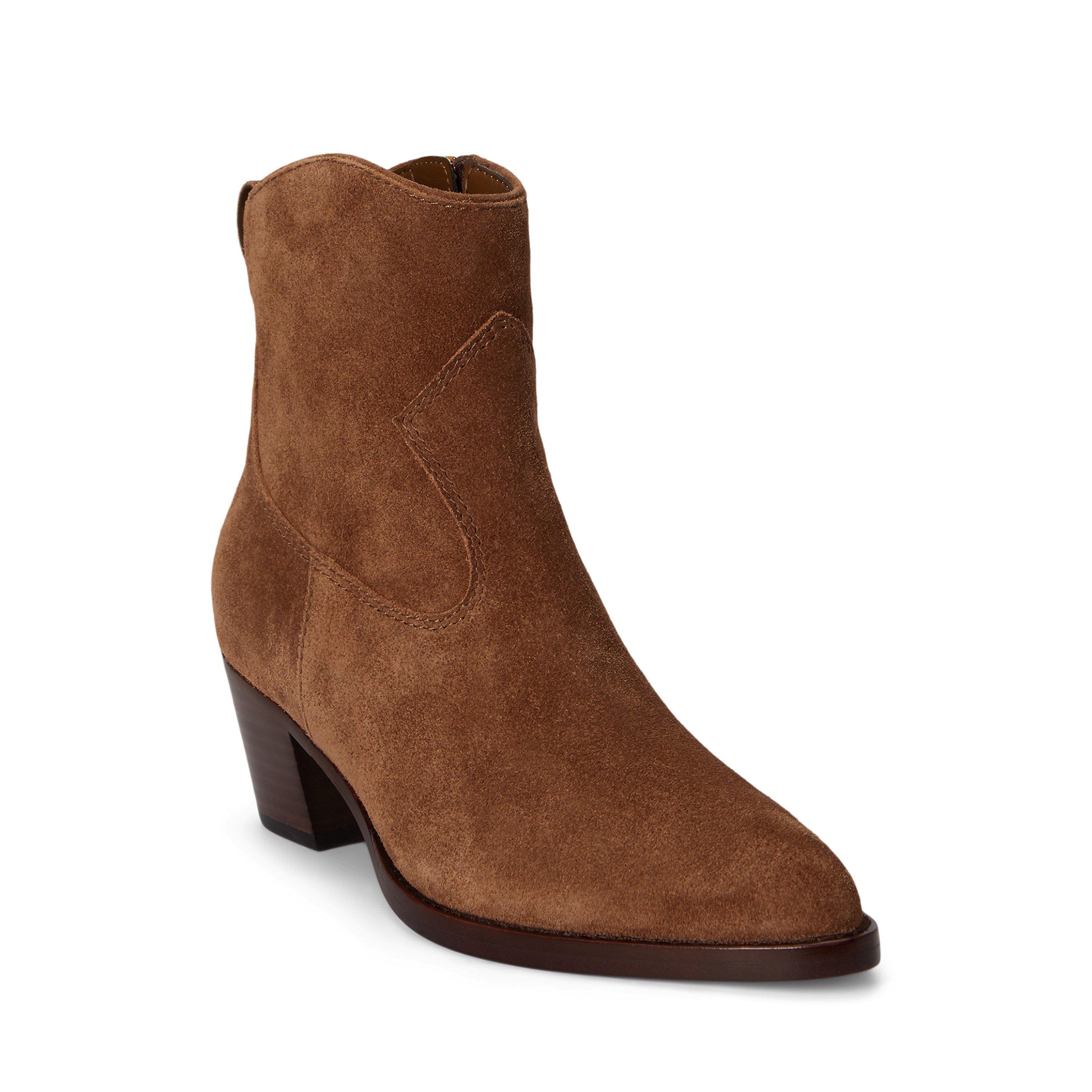 Light Tobacco - Lauren by Ralph Lauren - Women's Harpher Boot Cowboy Boots - 2