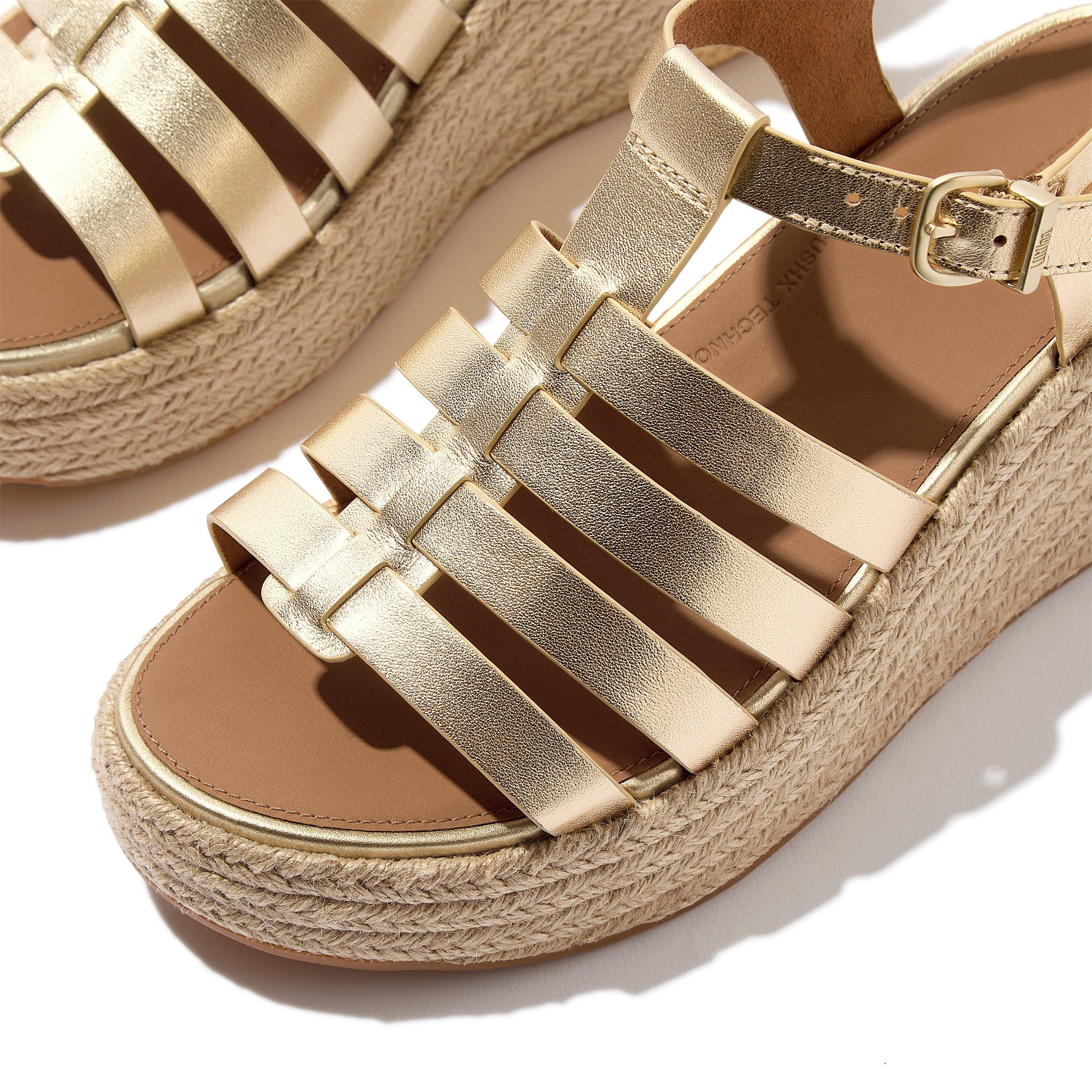 Platino - Fitflop - Women's Platform Wedge Heeled Sandals - 4