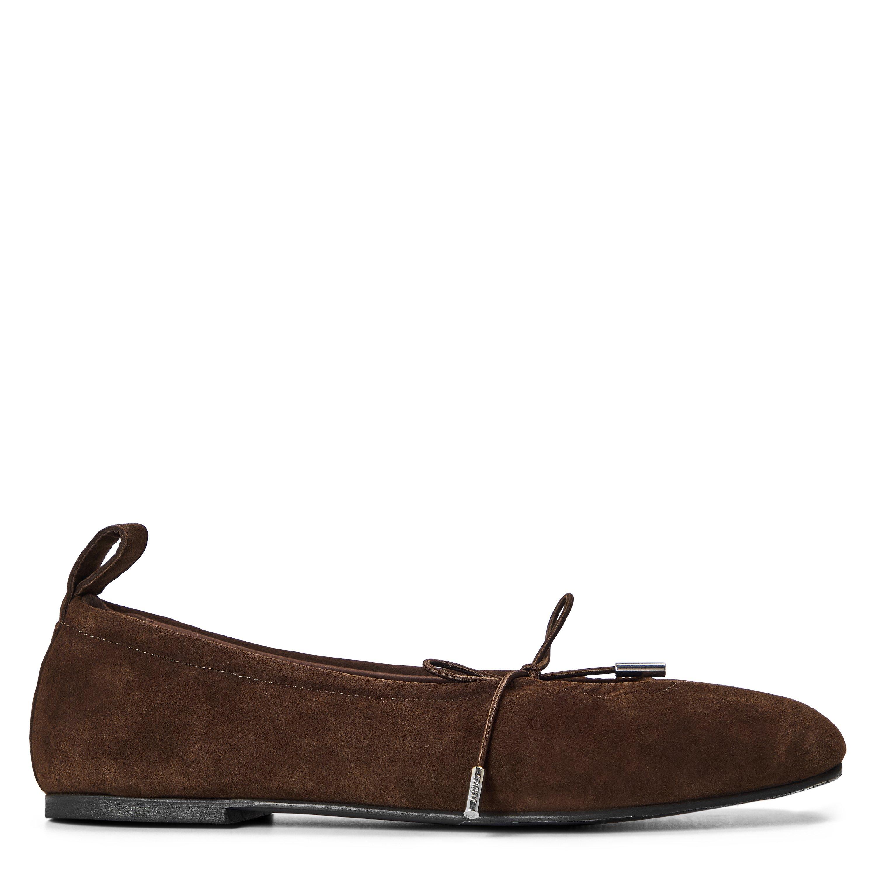 Alohas Women's Rosalind Ballet Pumps - Brown Sue - Size 7 (40)