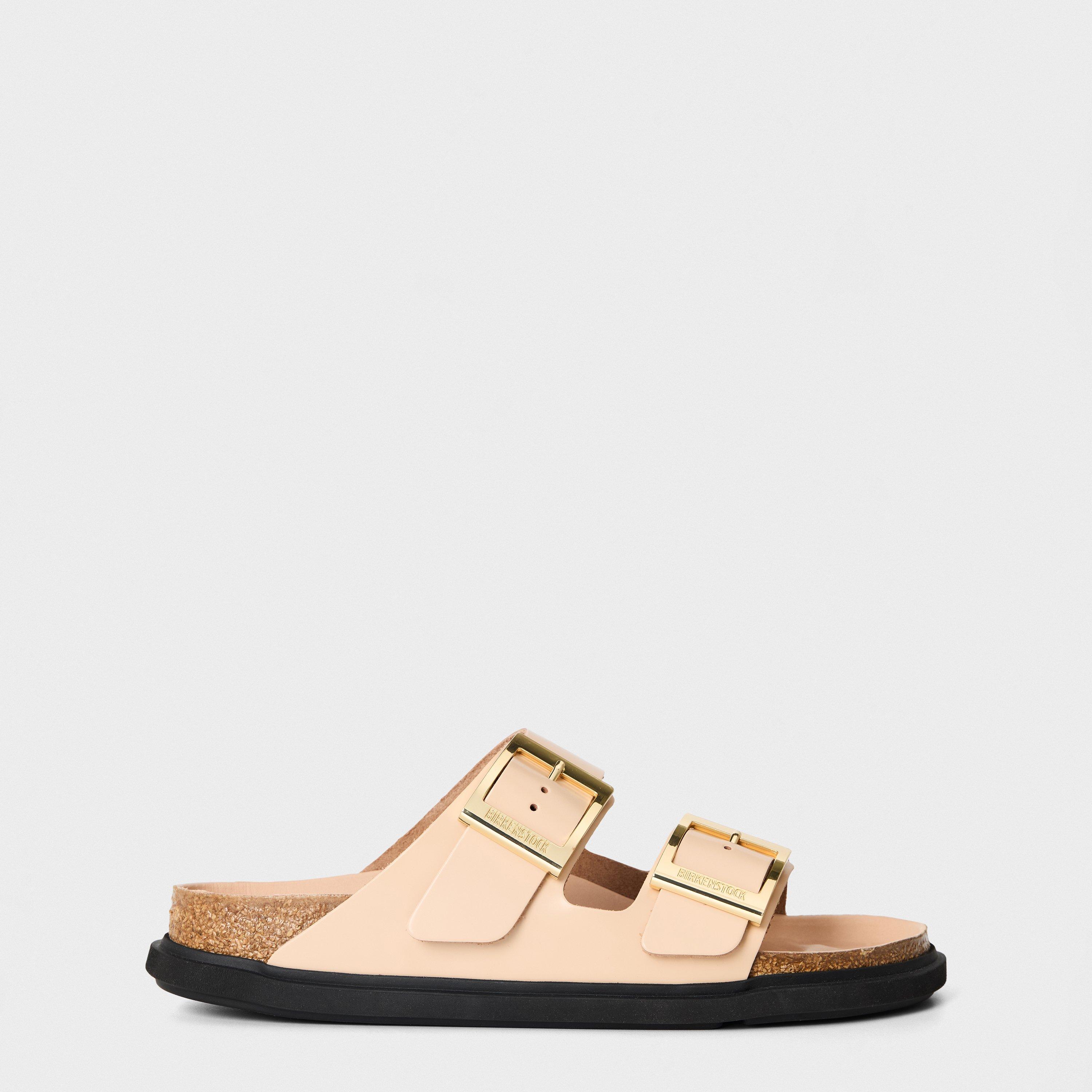 Birkenstock Arizona Droplet Buckle - New Beige - Size 5 (38)