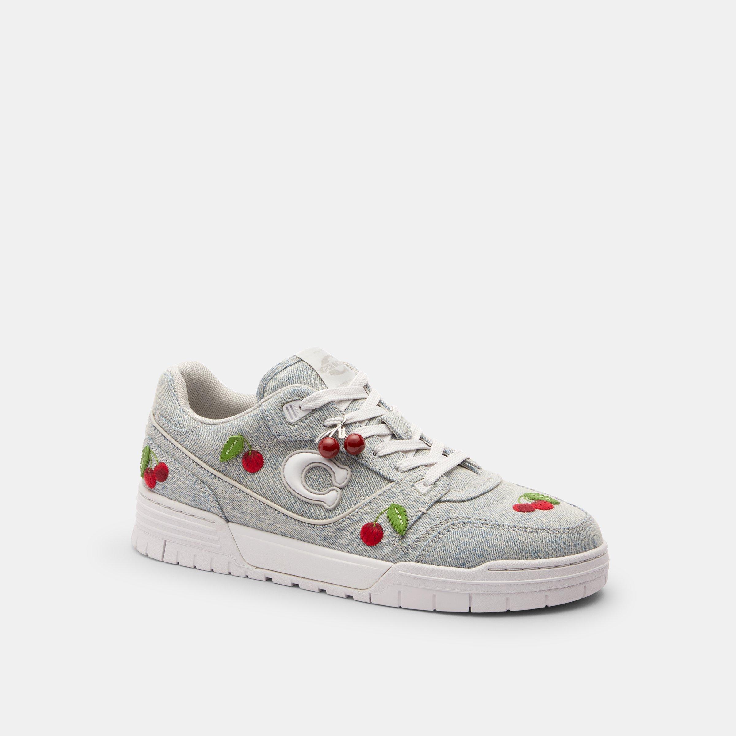 Coach Women's Soho Low-Top Trainers - Cherry Denim - 7 (40)