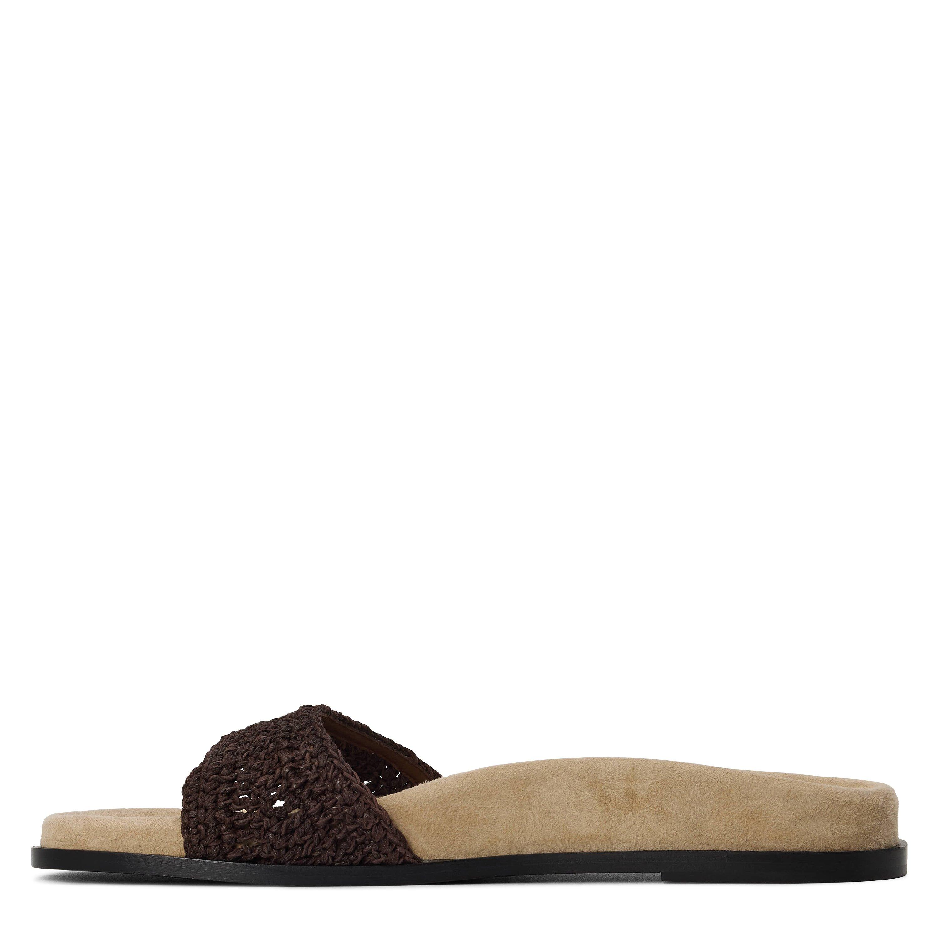 Brown - Magda Butrym - Women's Crochet Strap Flat Sandals - 2