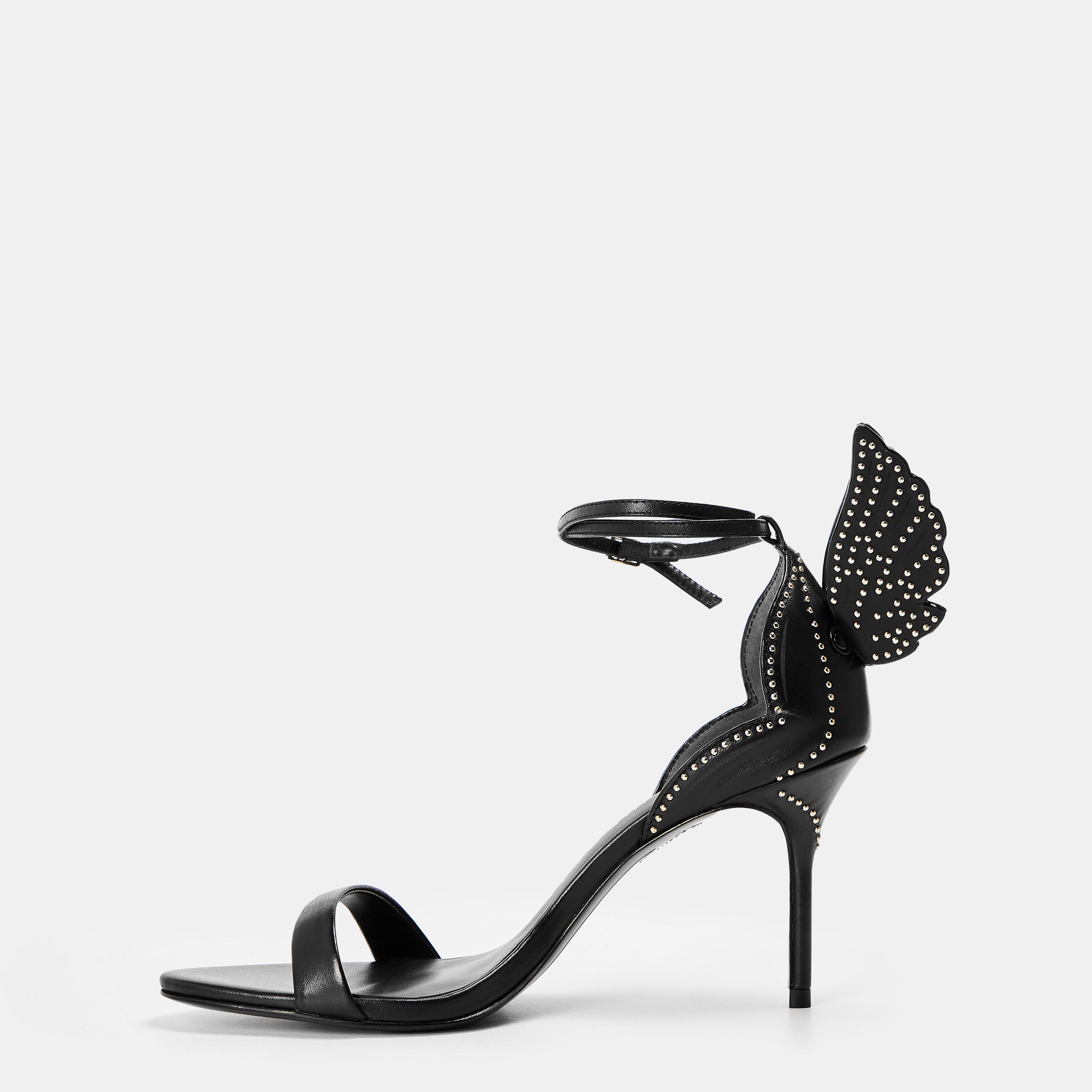 Black - Sophia Webster - Women's Cherub 85 Heeled Sandals - 2