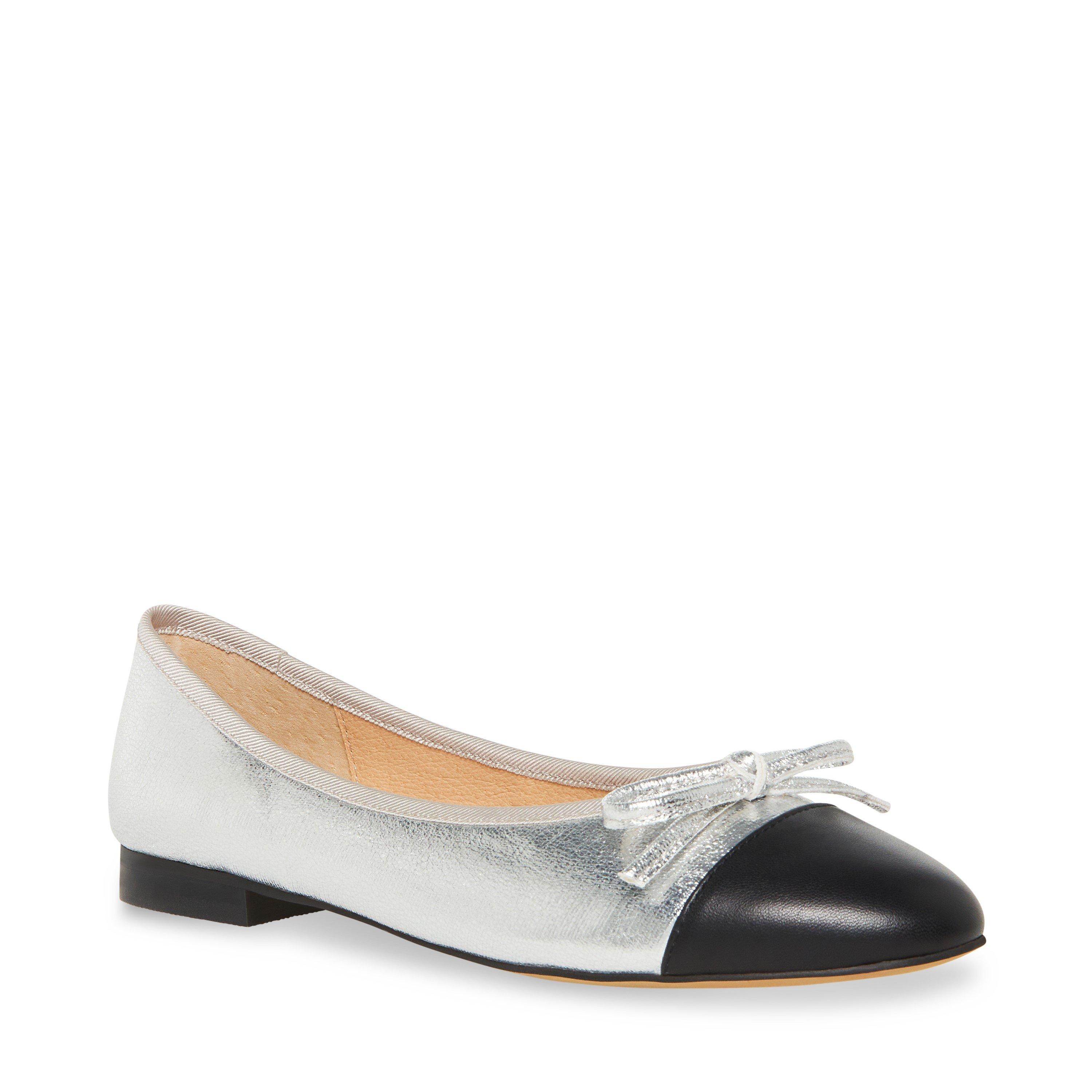 Silver - Steve Madden - Women's Ellison Bow Ballet Pumps - 2