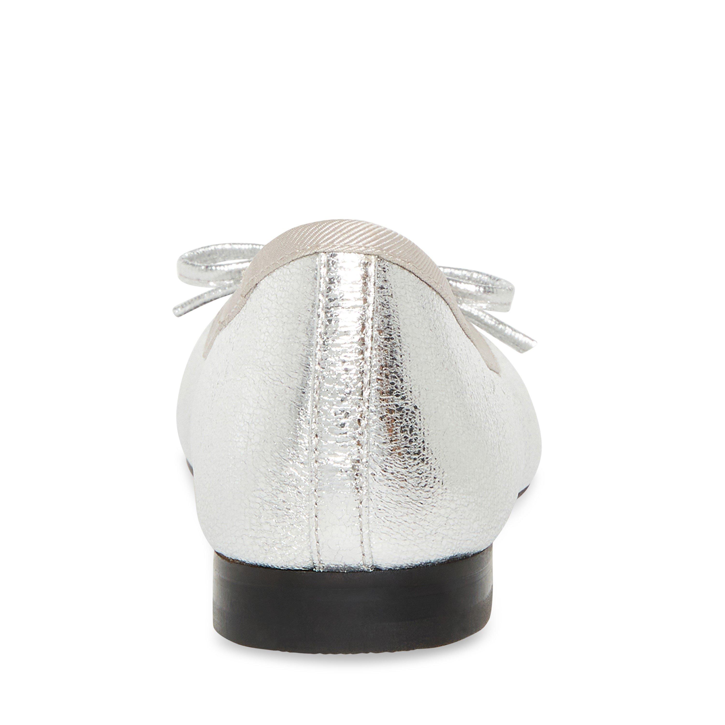 Silver - Steve Madden - Women's Ellison Bow Ballet Pumps - 5