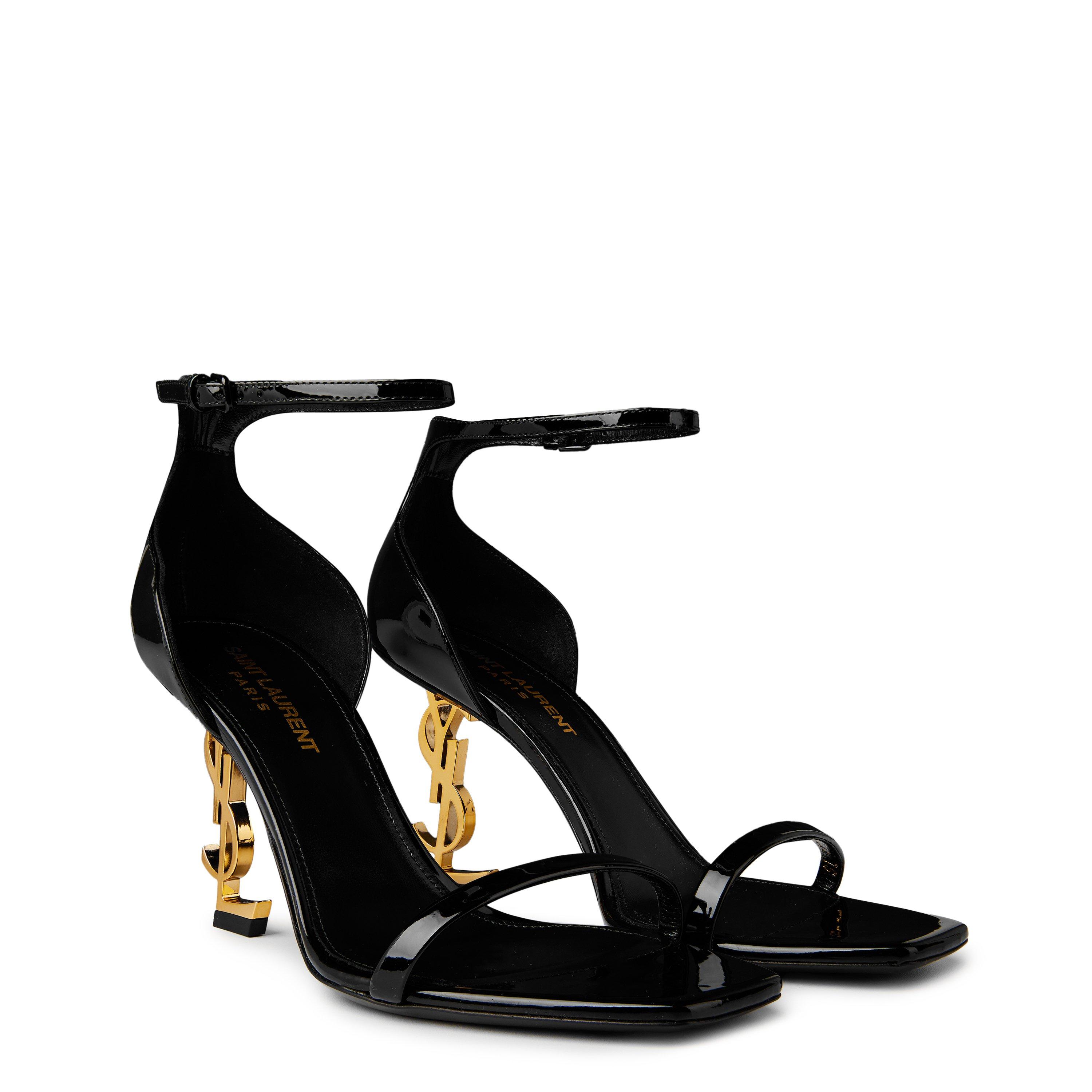 Black/Gold - Saint Laurent - Opyum 85 Sandals - 4