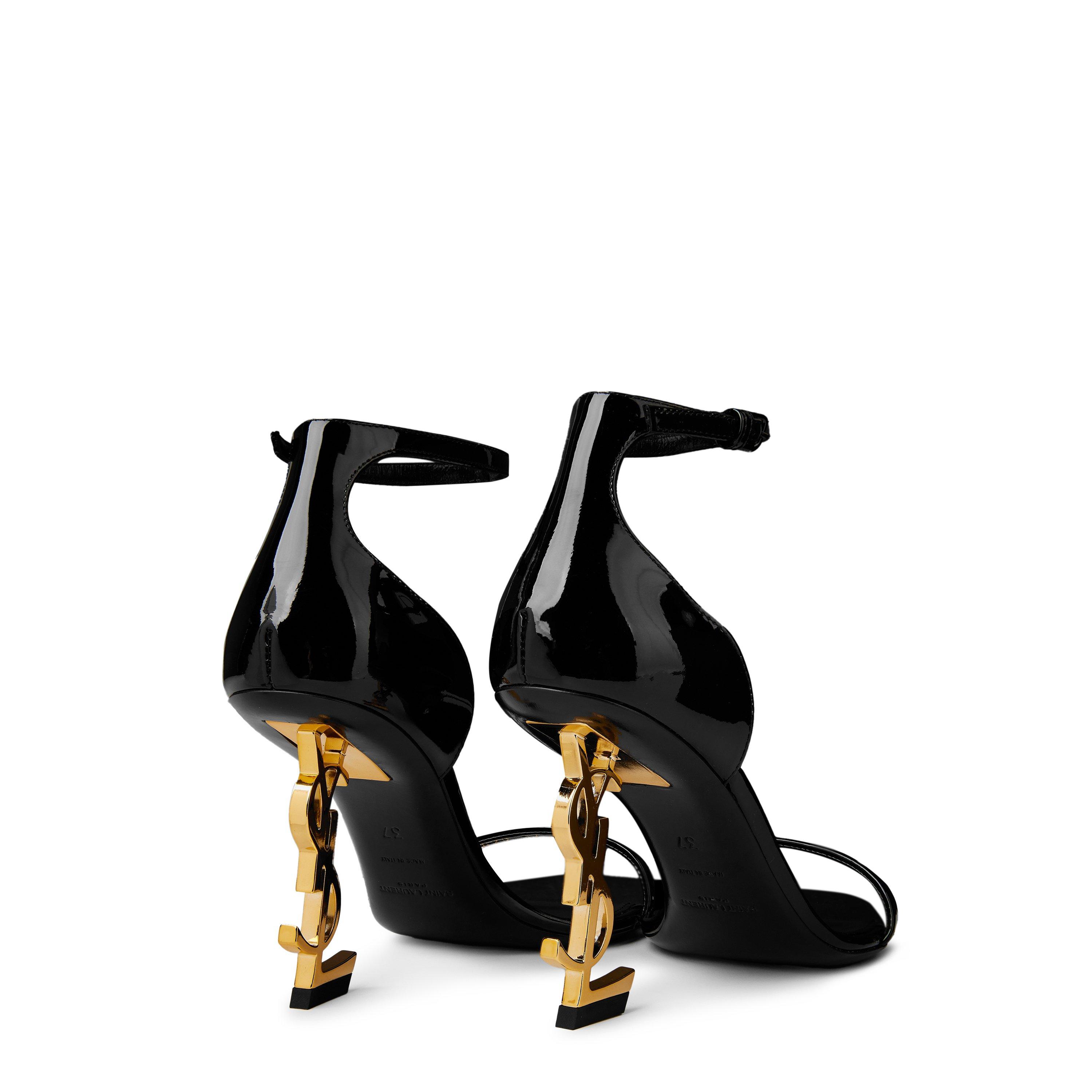 Black/Gold - Saint Laurent - Opyum 85 Sandals - 5