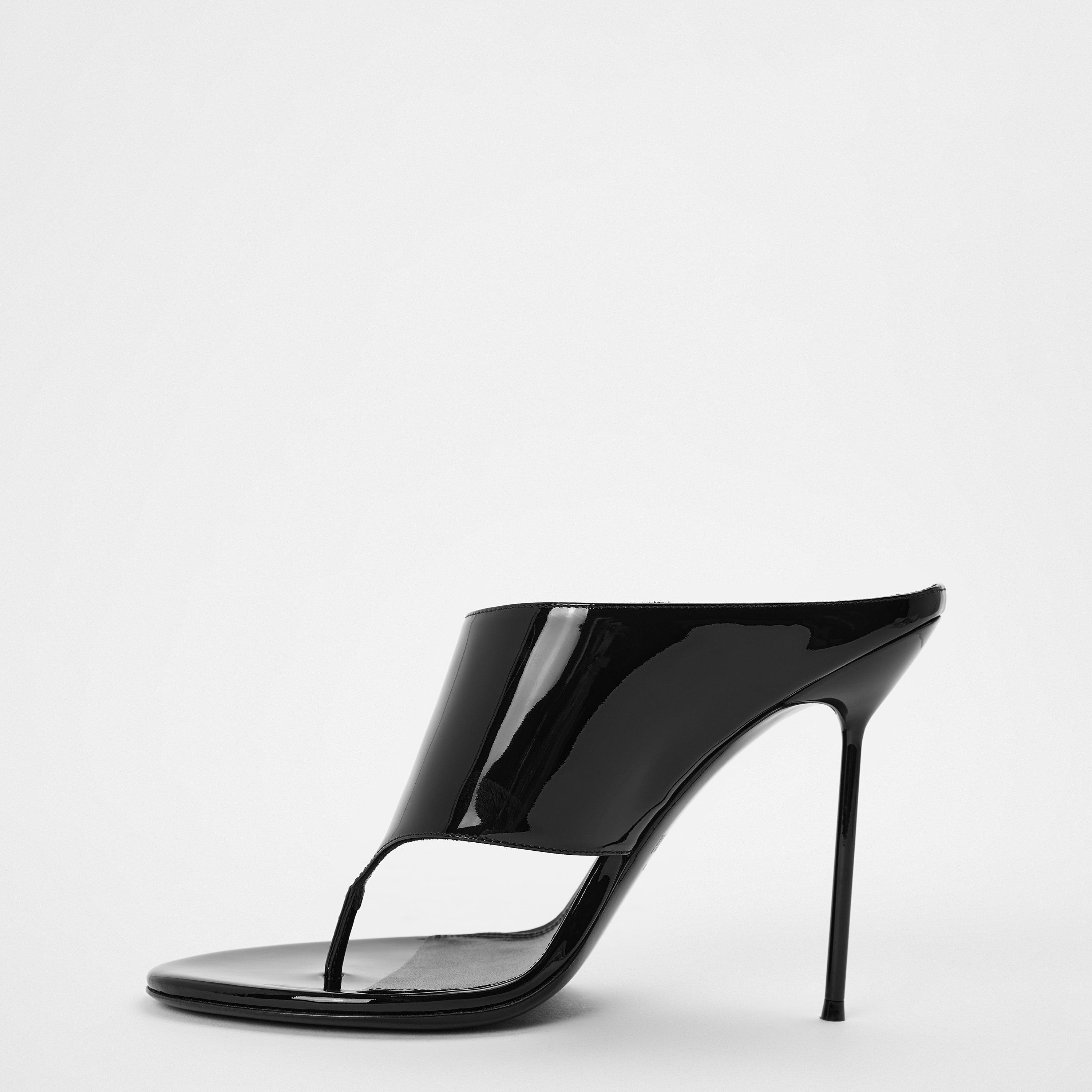 Patent Black - Paris Texas - Paris Lidia Thong M Ld61 - 2