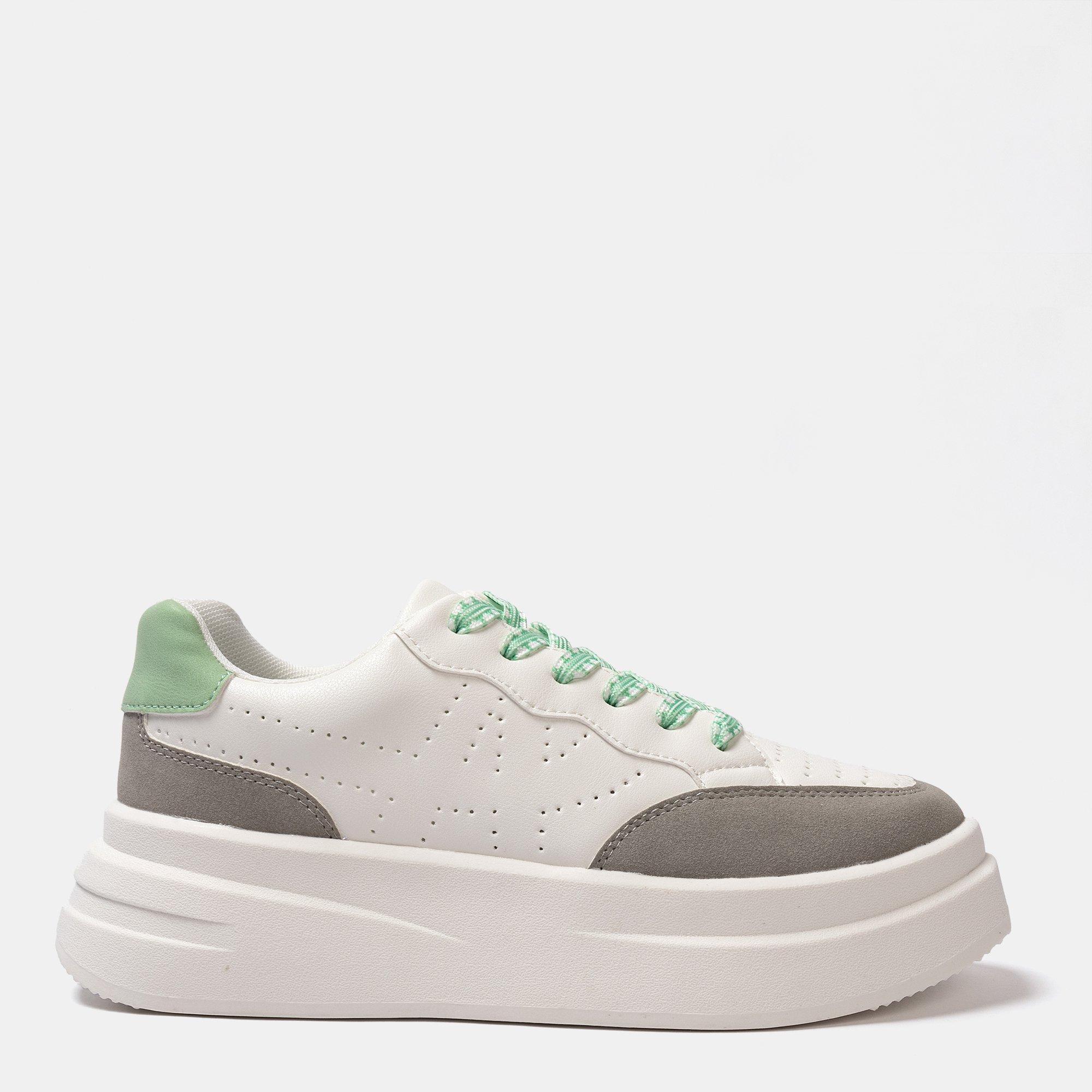 White/Grey/Grn