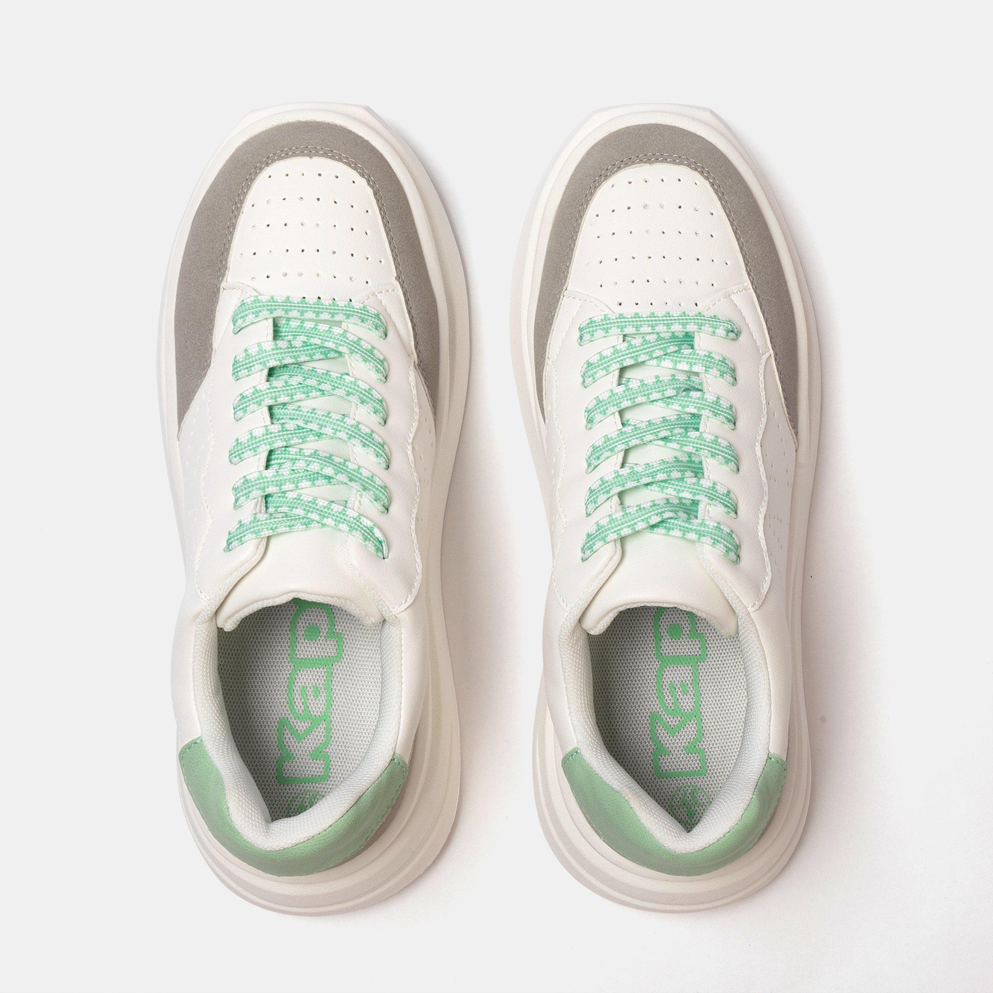 White/Grey/Grn - Kappa - Ari Trainers - 5