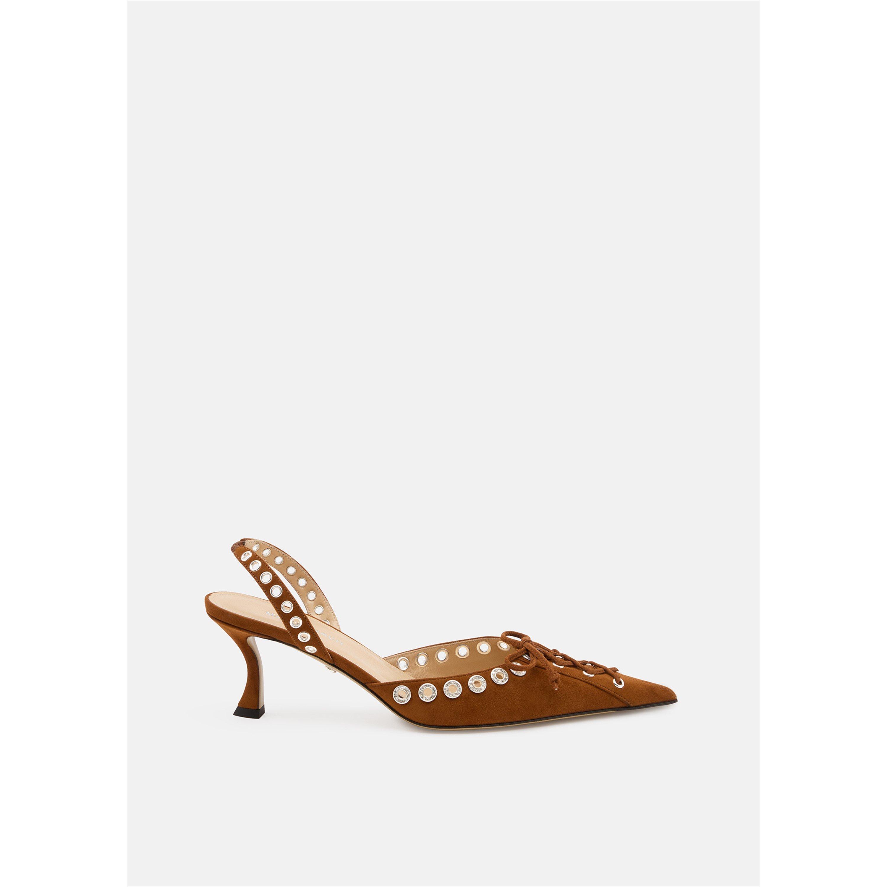 Mach and Mach Women's Corset Slingbacks - Light Brown - Size 6 (39)