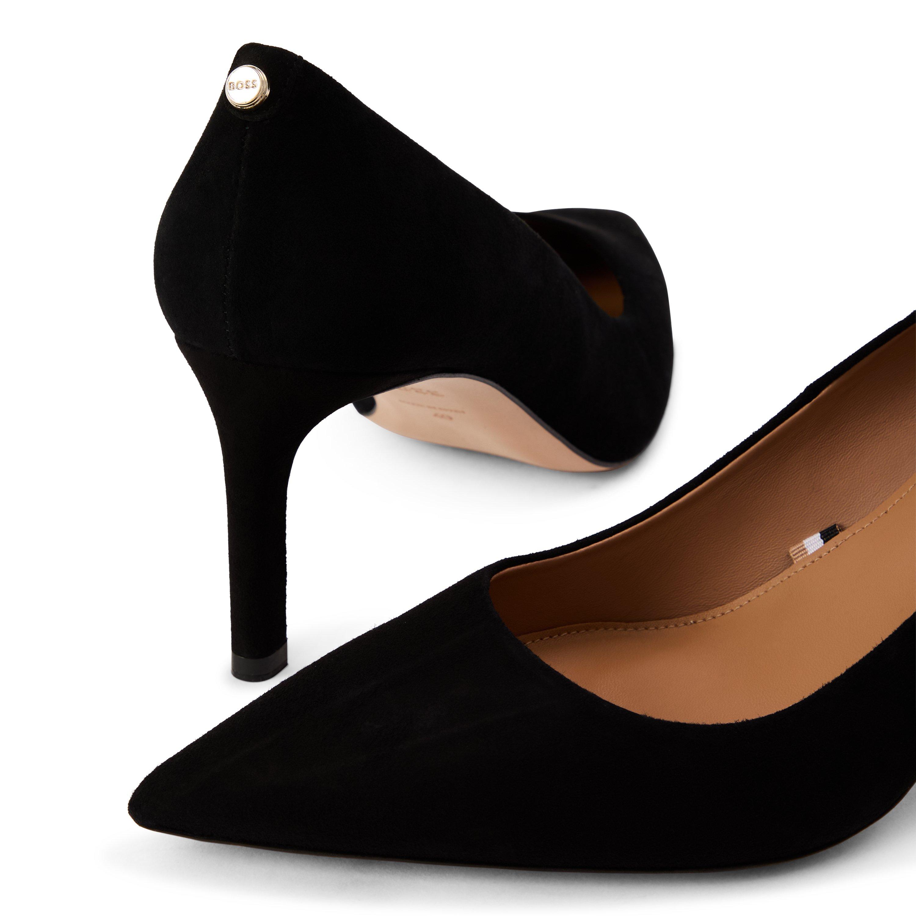 Black - Boss - Janet Pump 70-S N 10245677 01 Heeled Sandals Womens - 3