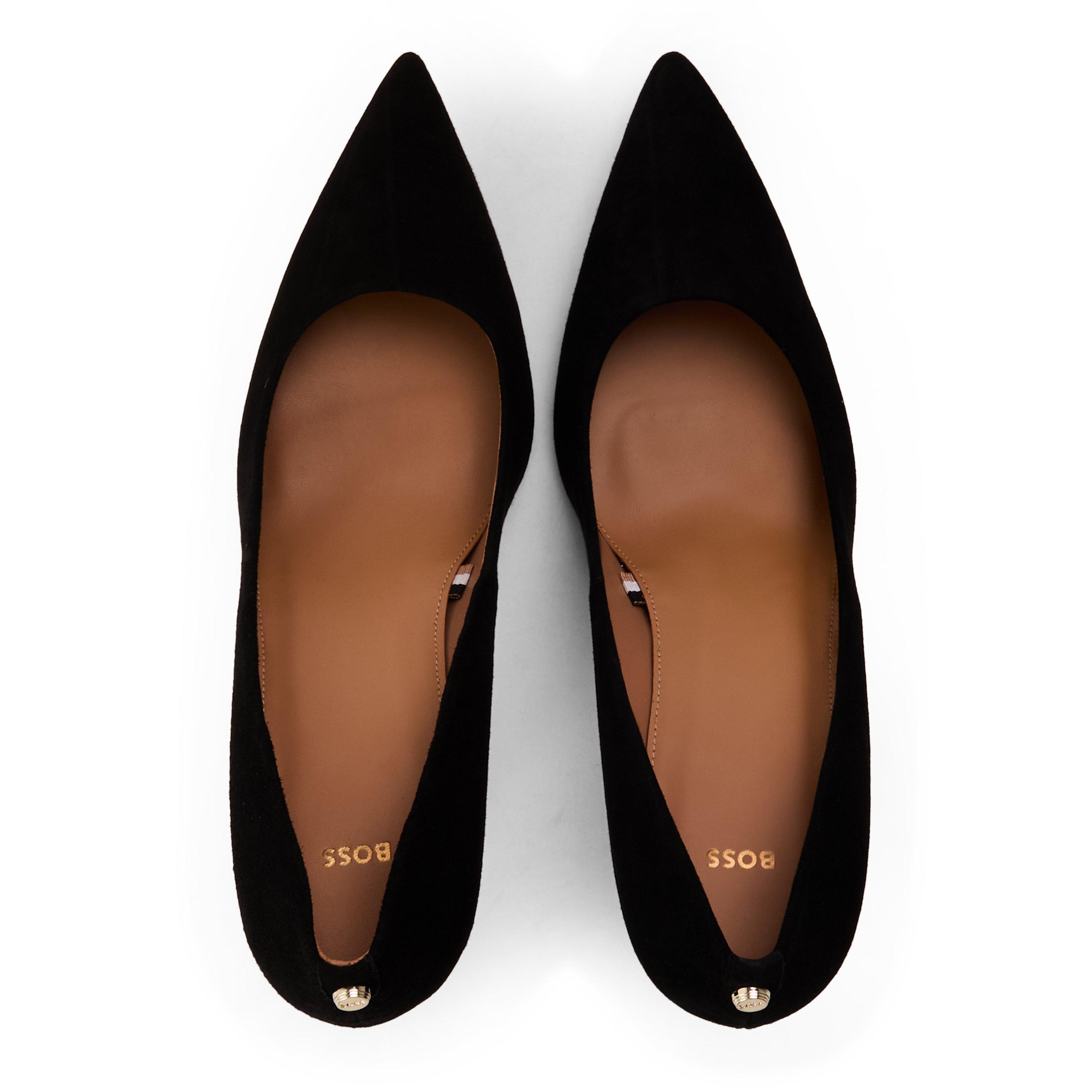 Black - Boss - Janet Pump 70-S N 10245677 01 Heeled Sandals Womens - 4