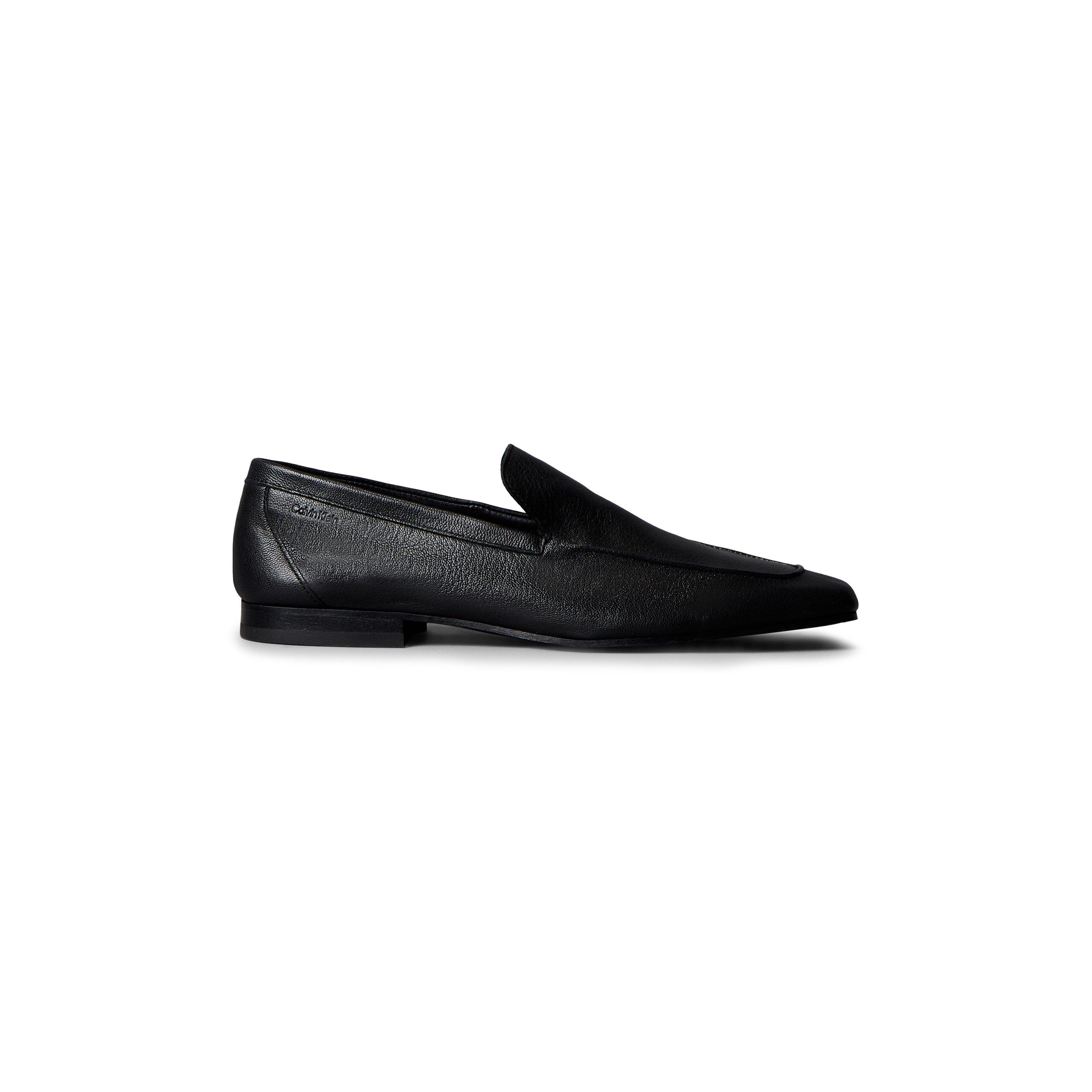 Calvin Klein Women's CK L Square Loafers - Black - Size 6 (39)