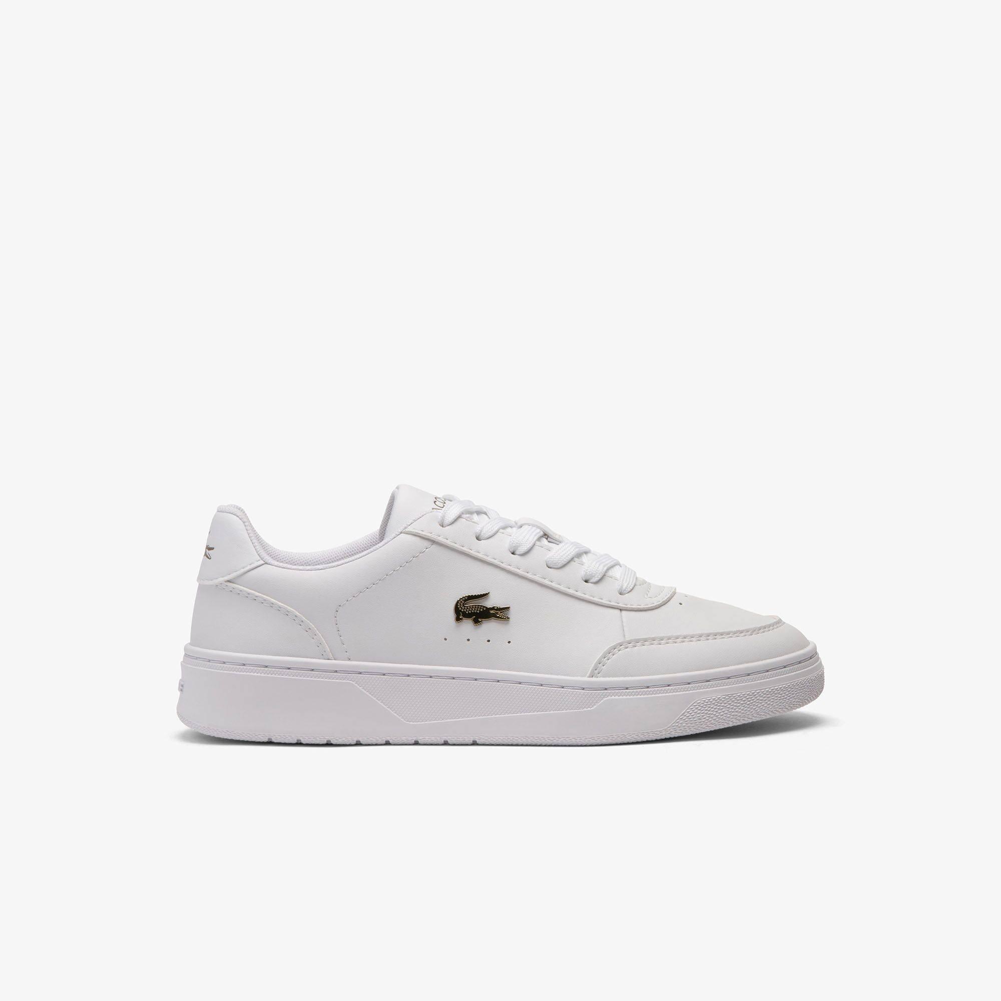 Lacoste Women's Pro Court Trainers - White/Gold - 6 (39.5)