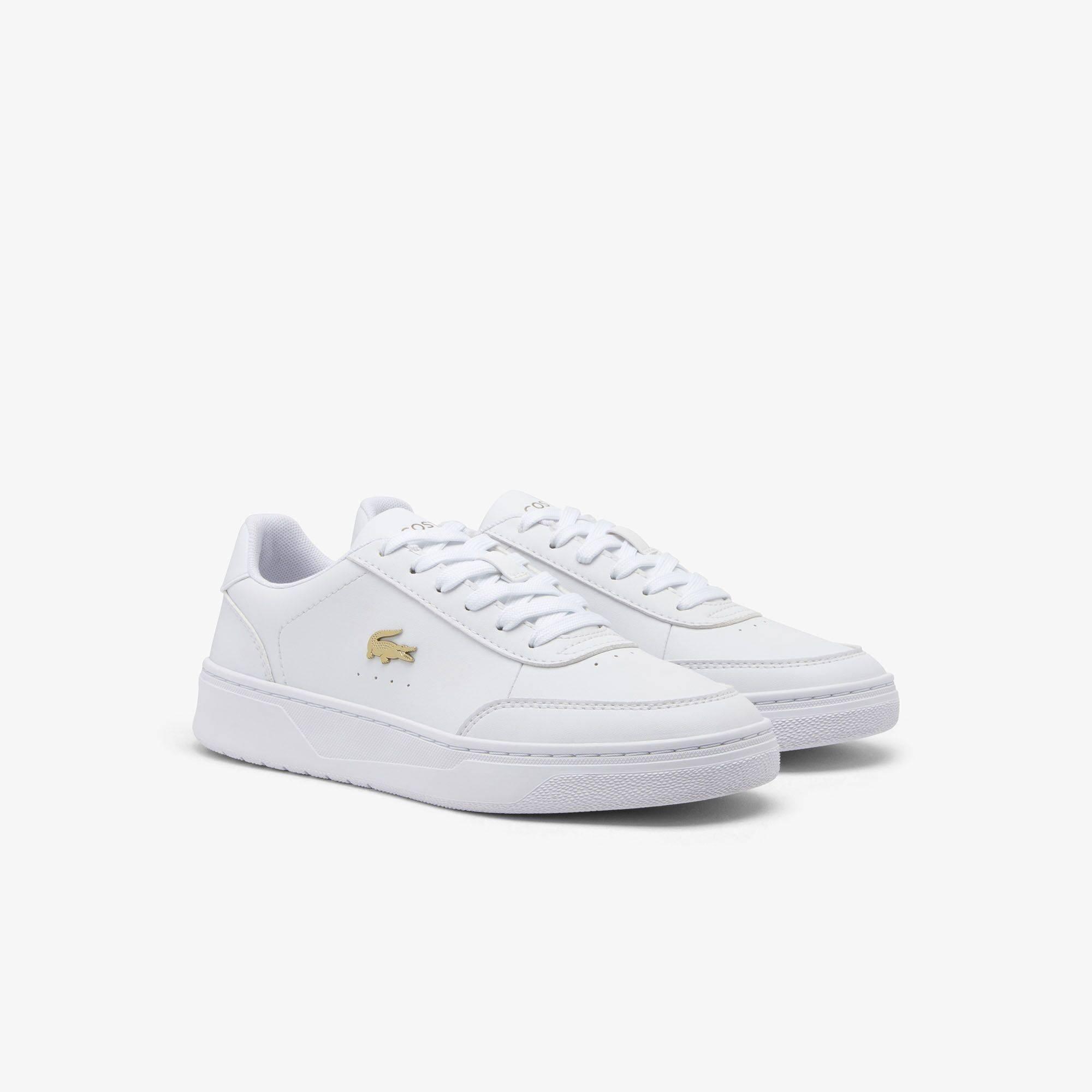 White/Gold - Lacoste - Women's Pro Court Trainers - 2