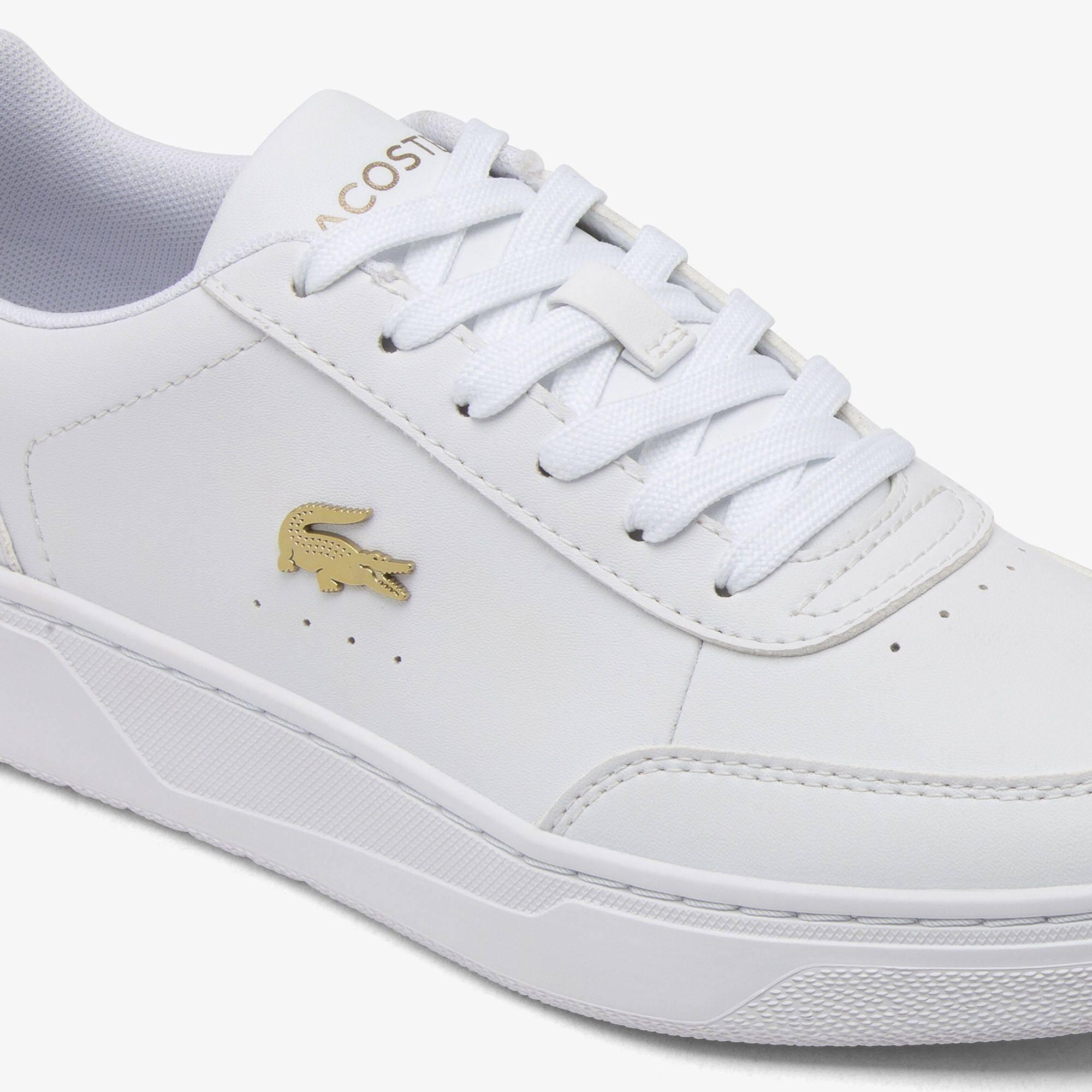 White/Gold - Lacoste - Women's Pro Court Trainers - 3