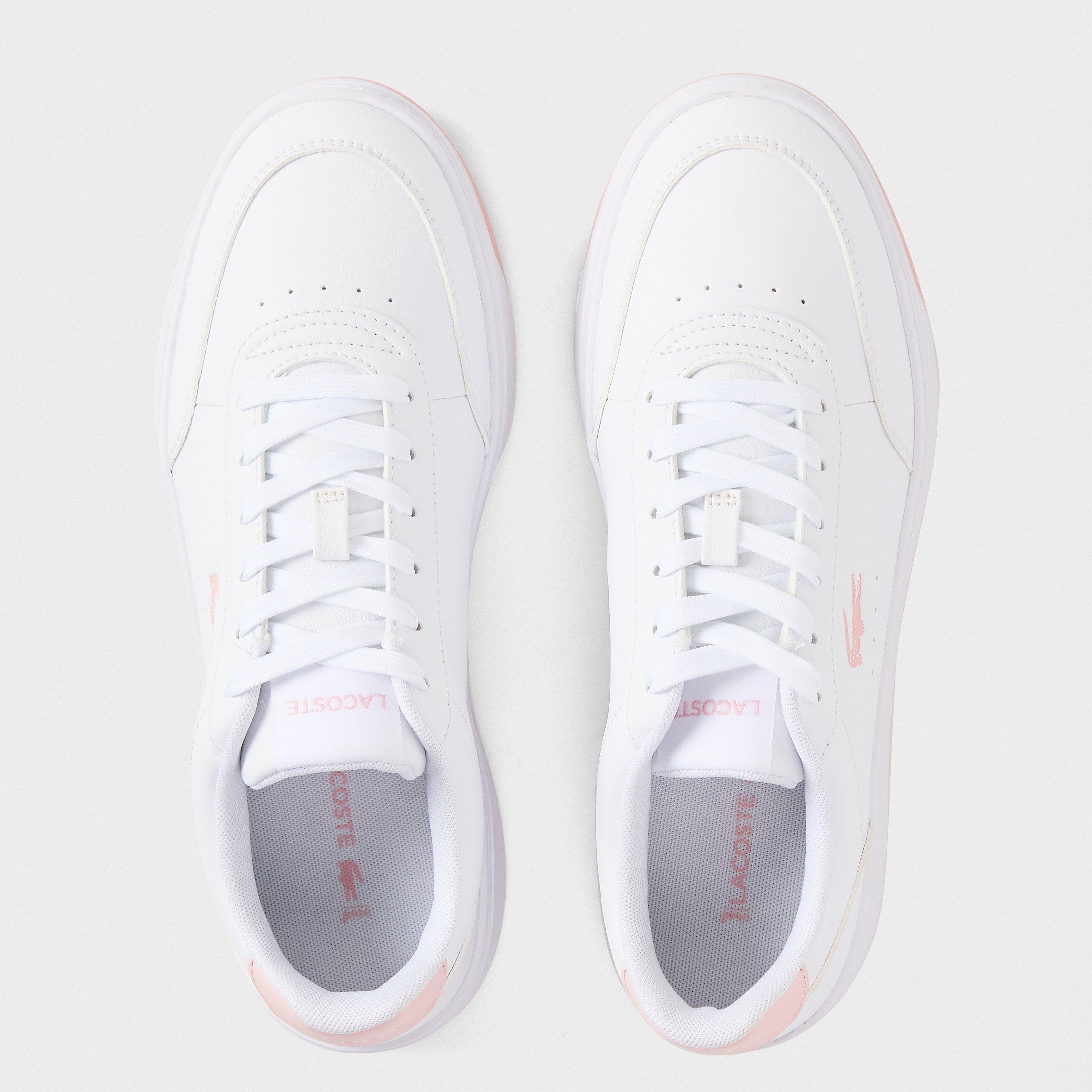 White/Pink - Lacoste - Women's Pro Court Trainers - 5