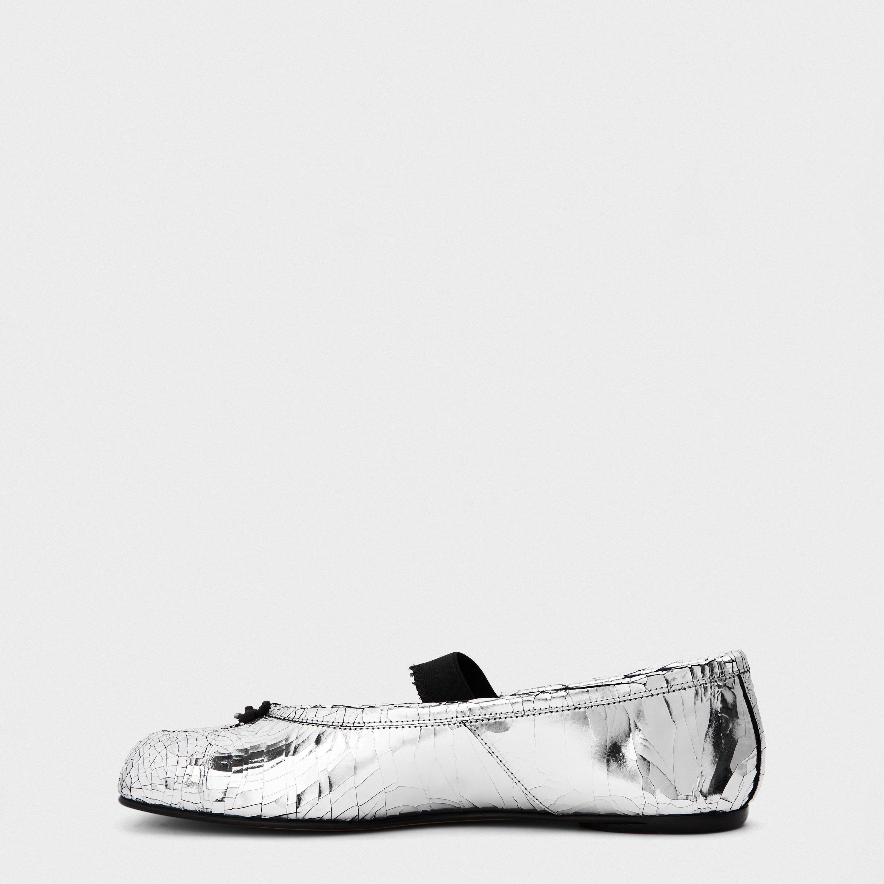Silver Black - Maison Margiela - Women's Ballet Pumps - 2