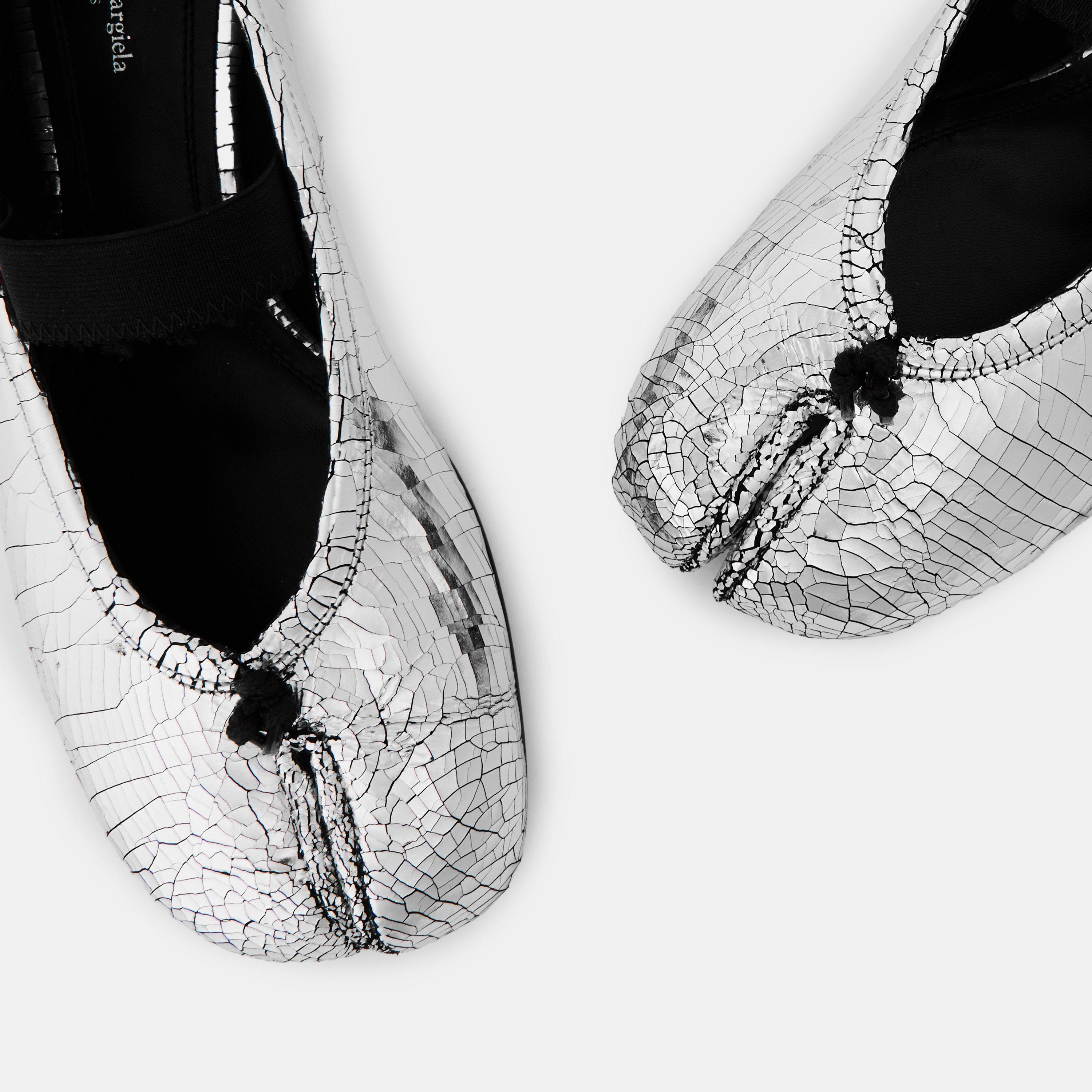 Silver Black - Maison Margiela - Women's Ballet Pumps - 4