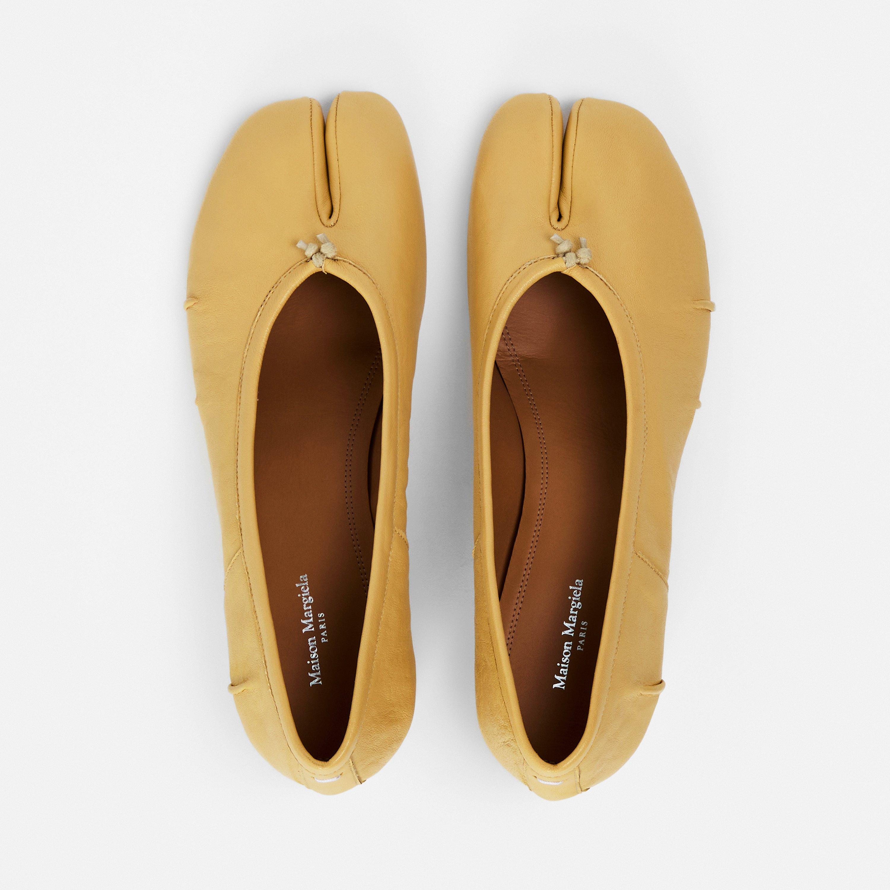 Yellow - Maison Margiela - Tabi Ballet Court Heel Pumps - 5