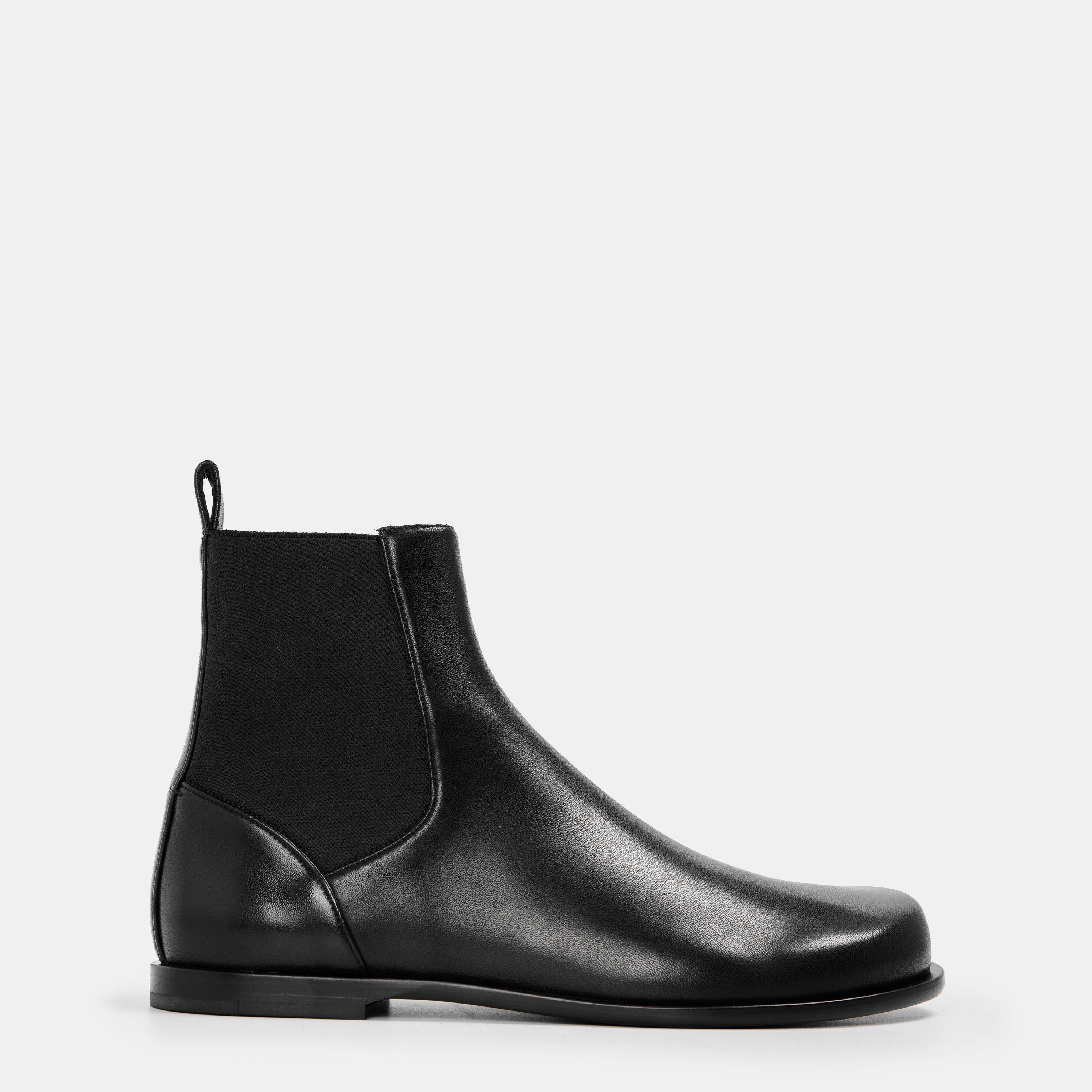 Black - Fendi - Men's Flat Ankle Boots - 1