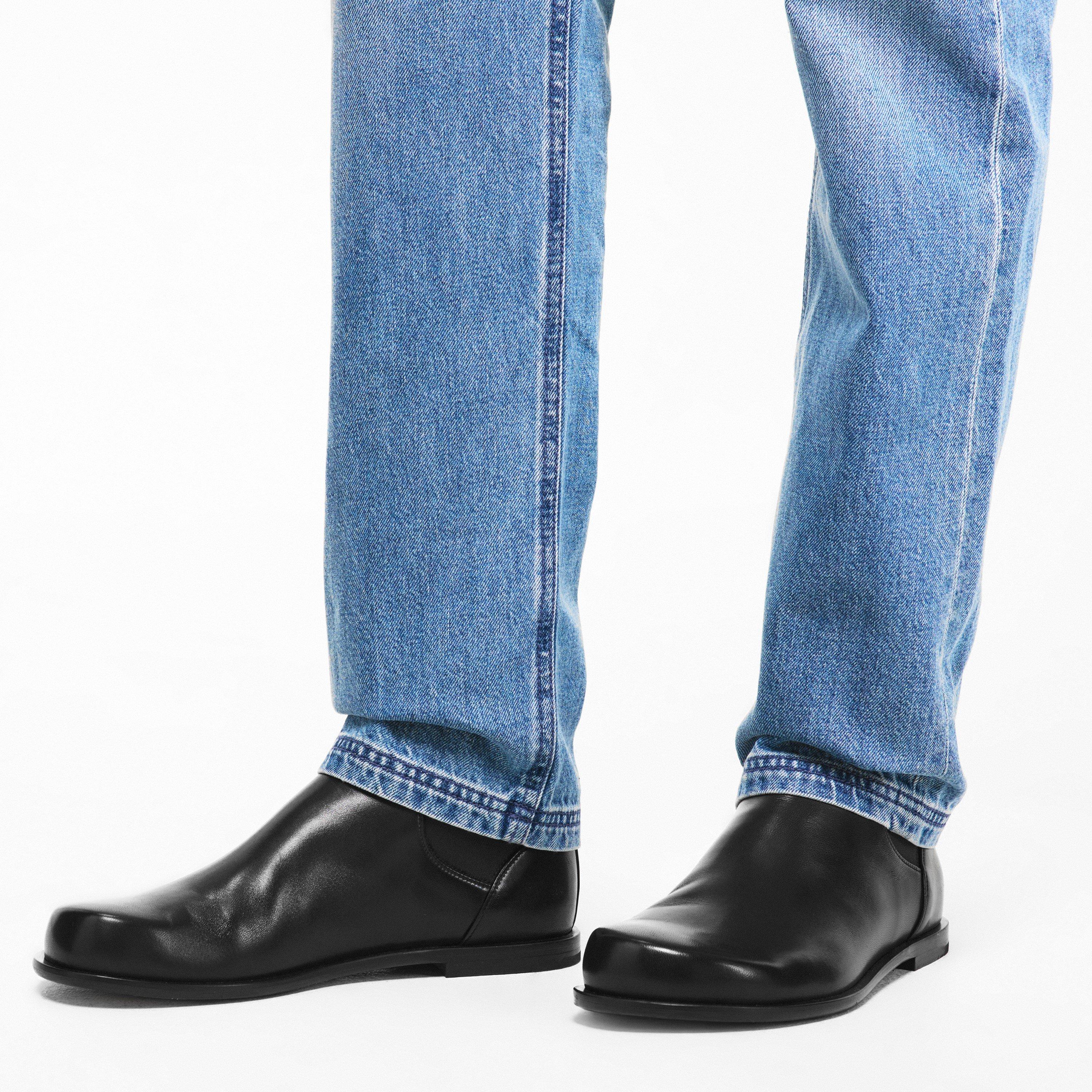 Black - Fendi - Men's Flat Ankle Boots - 3