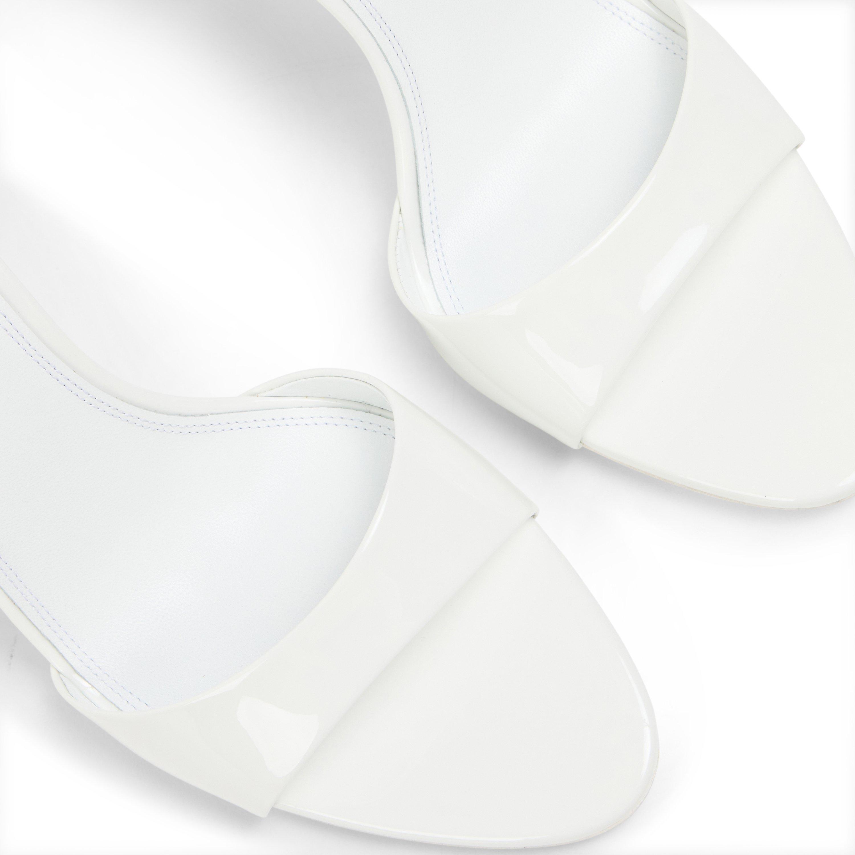 Optic White - Paris Texas - Women's Lidia Heeled Mules - 3