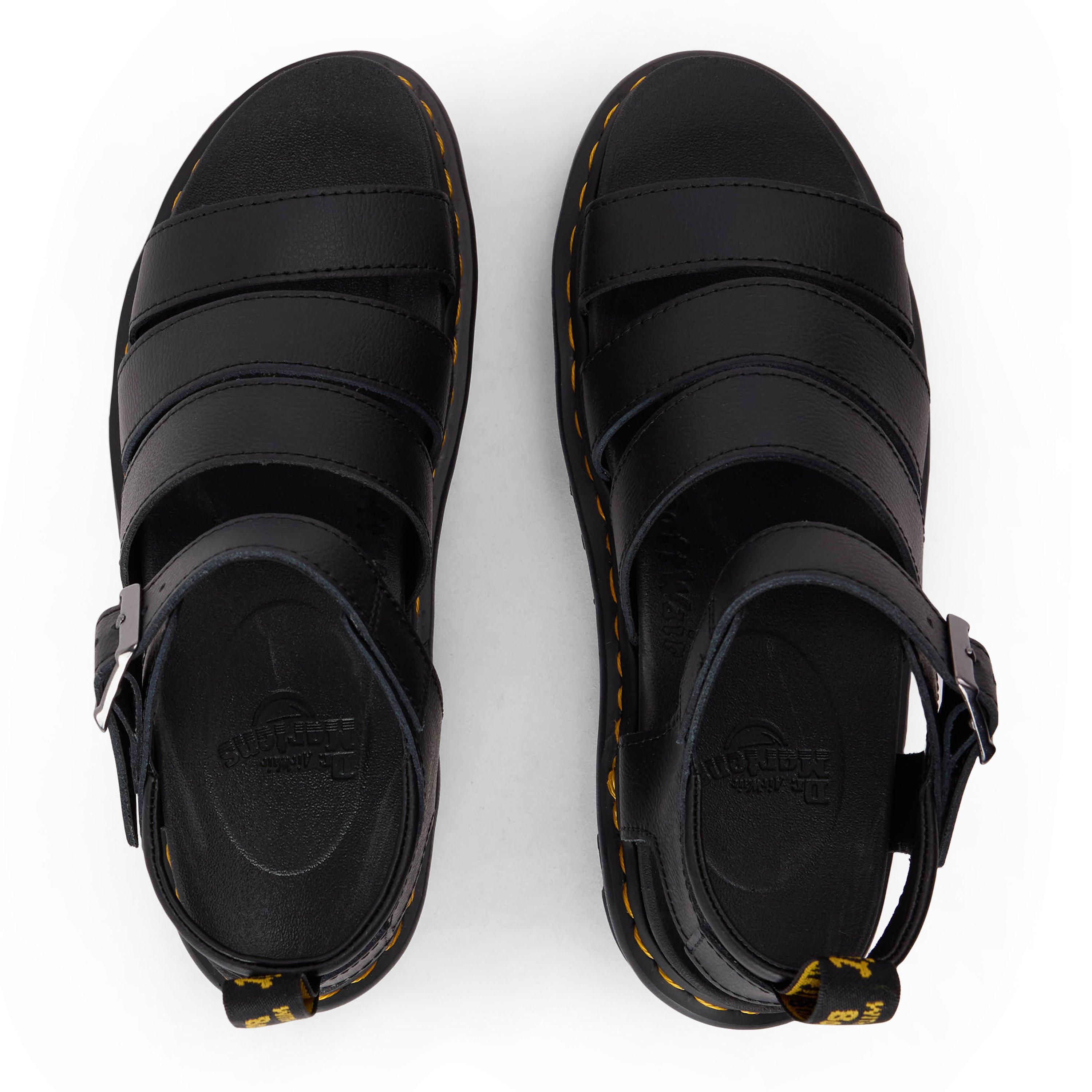 Black - Dr Martens - Women's Blaire Flat Sandals - 5