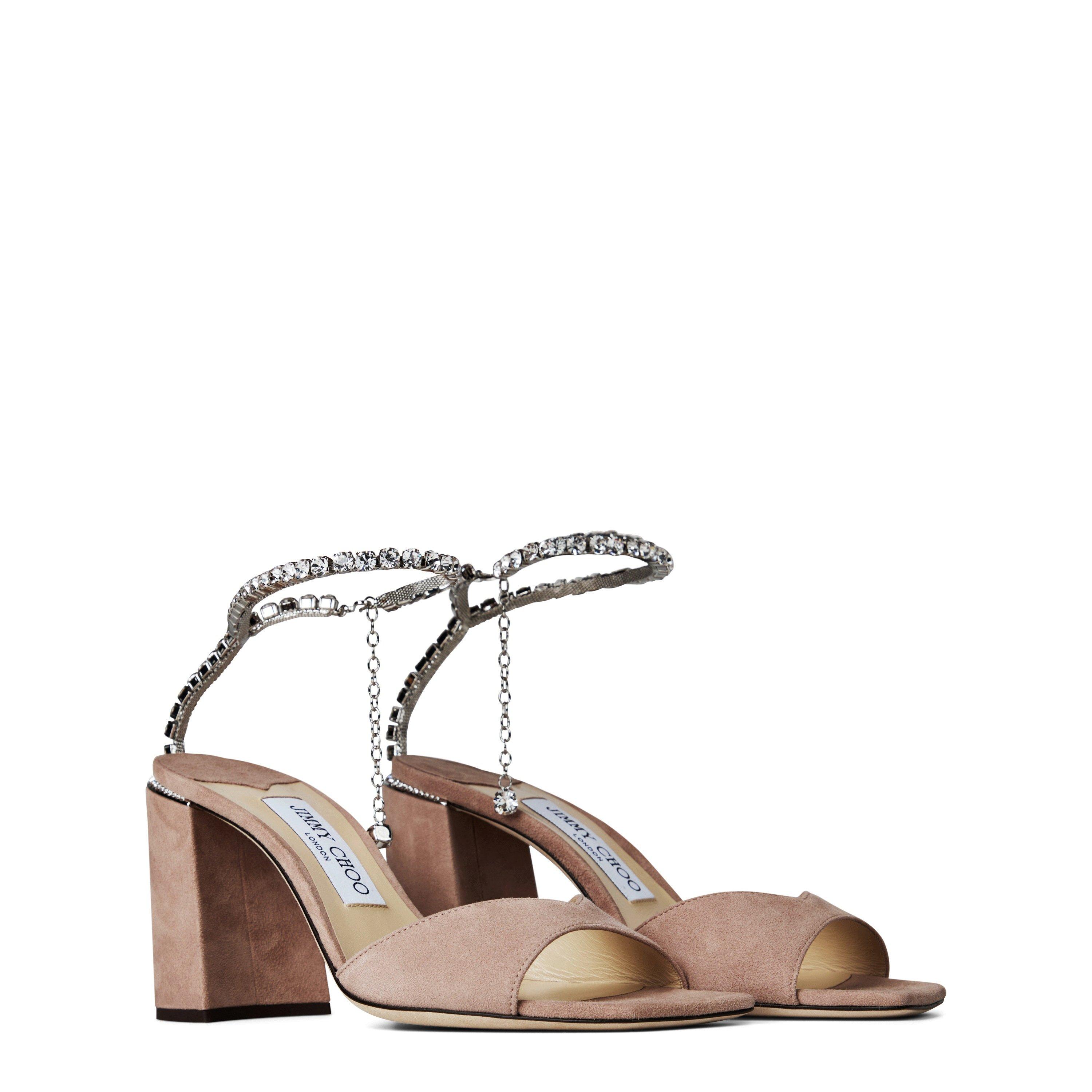 Bllt Pnk Cystl - Jimmy Choo - Saeda Sandal Block Heel - 4