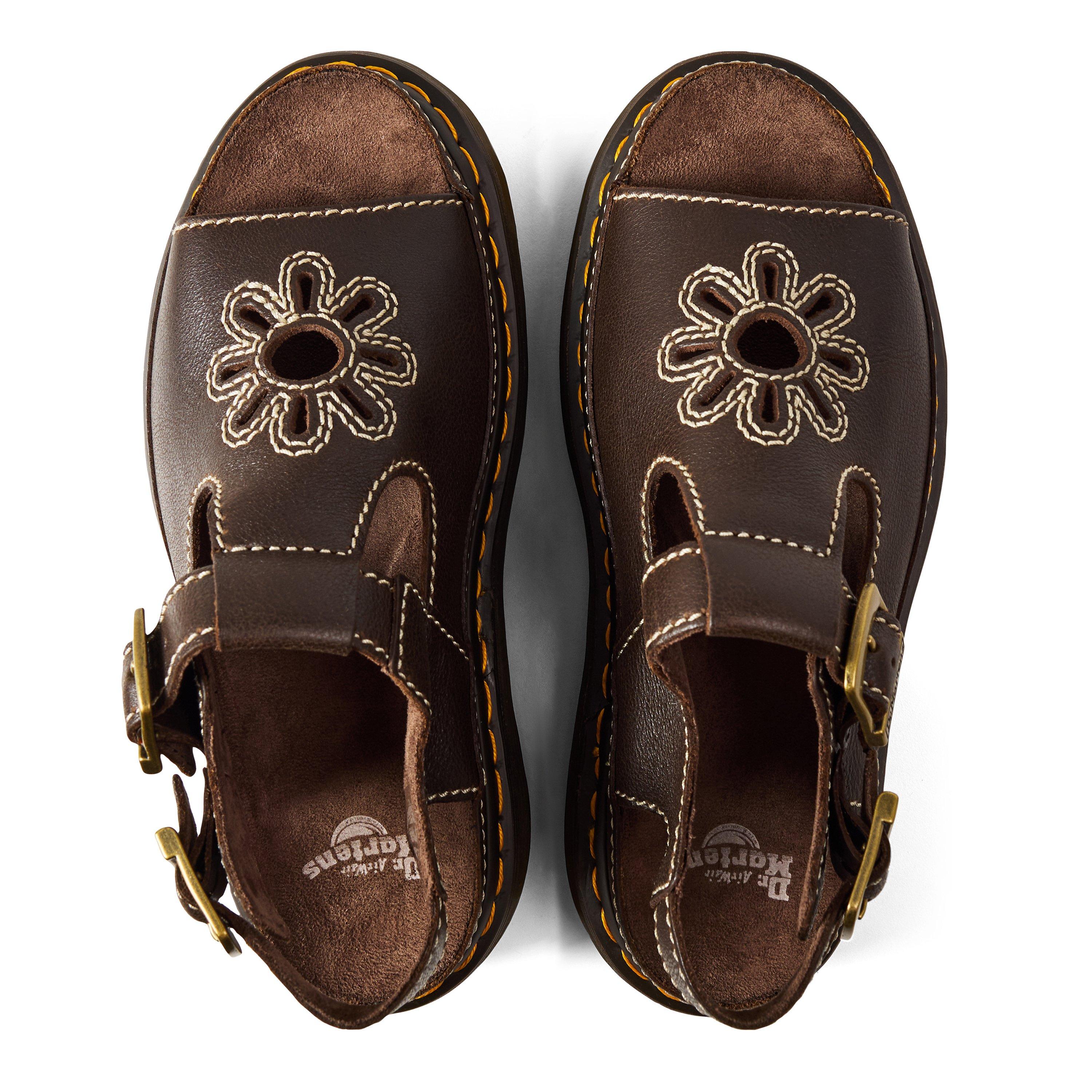Kelp Brown - Dr Martens - Doc M Dunnet Flower Ld71 - 4