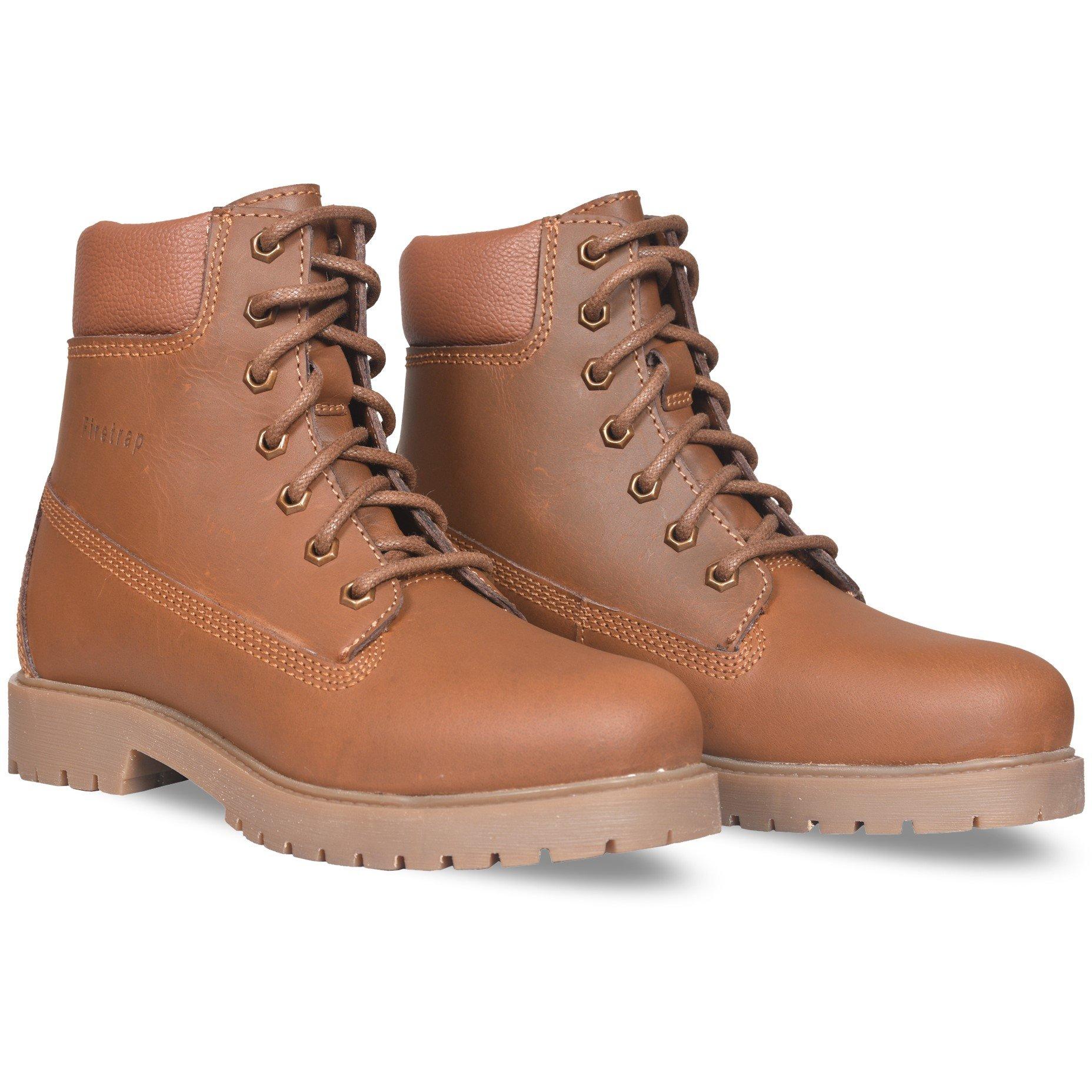 Tan - Firetrap - Tami Leather Boot Ld62 - 1