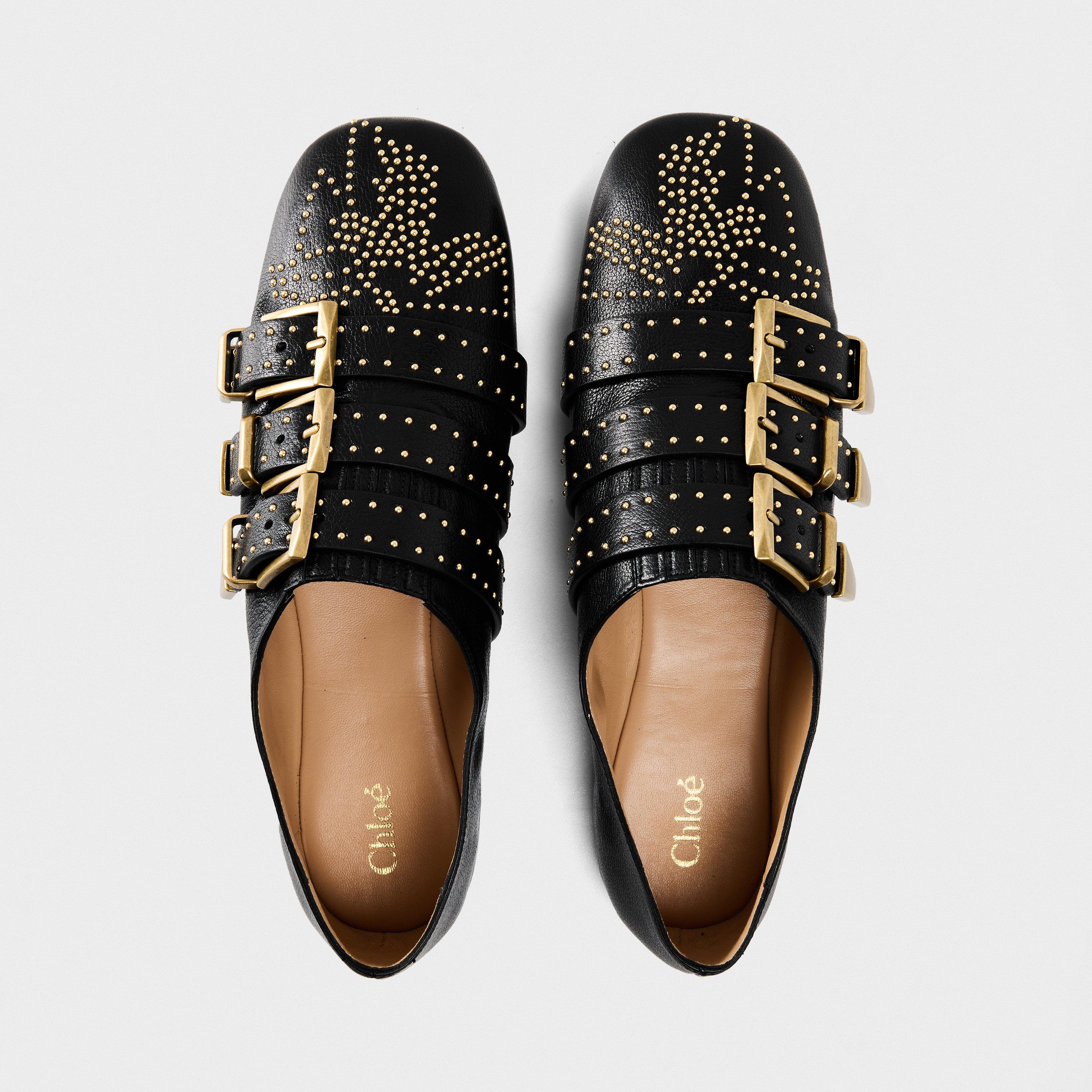 Black - Chloe - Women's Susan Monk Shoes - 5