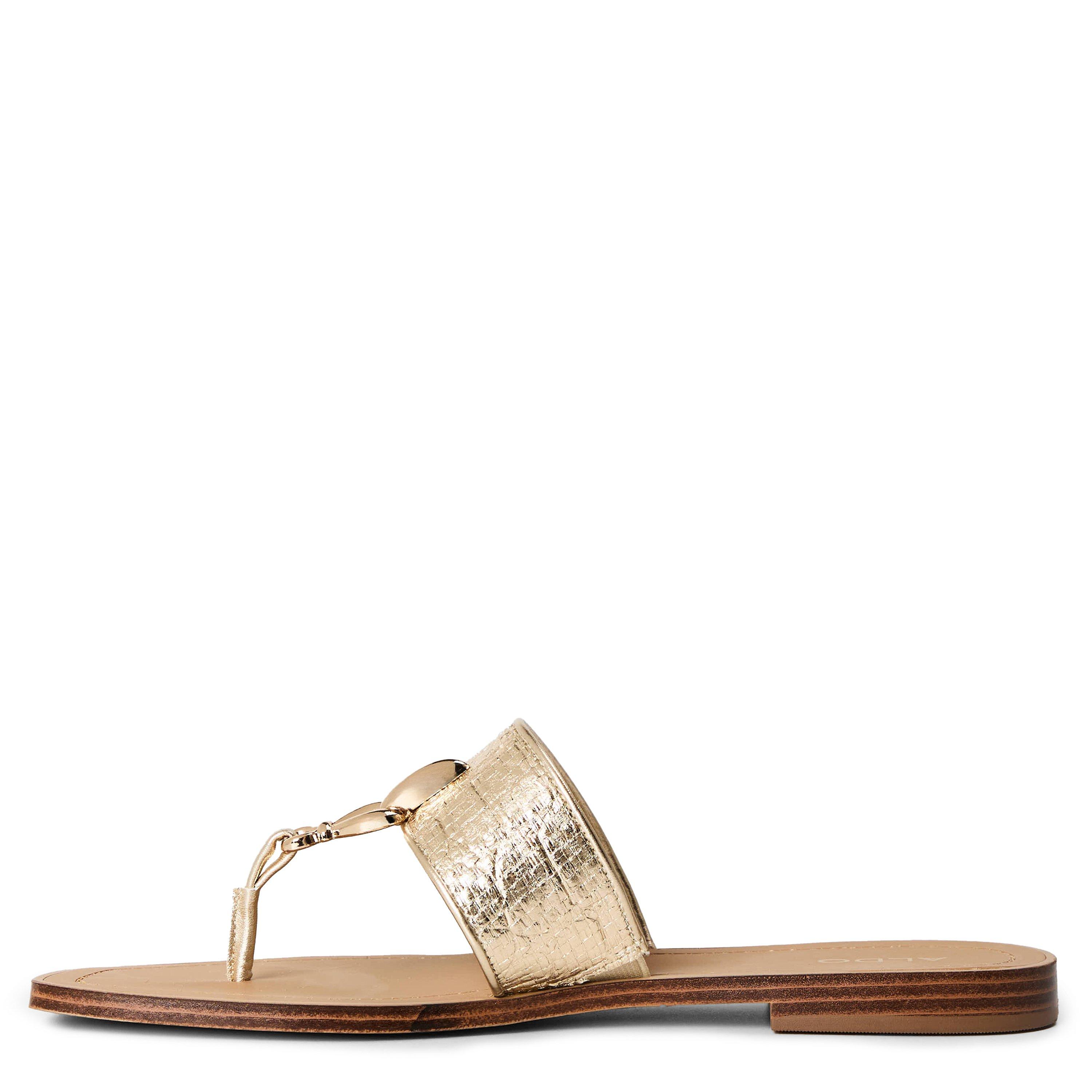 Gold - Aldo - Women's Flat Sandals - 2