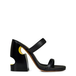 Off White Pop Meteor Block Heel Mules