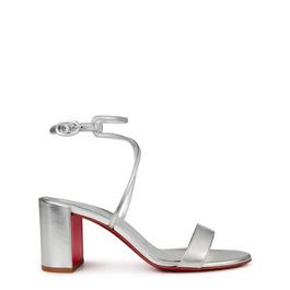 Christian Louboutin Choca Girl 70mm Metallic Leather Sandals