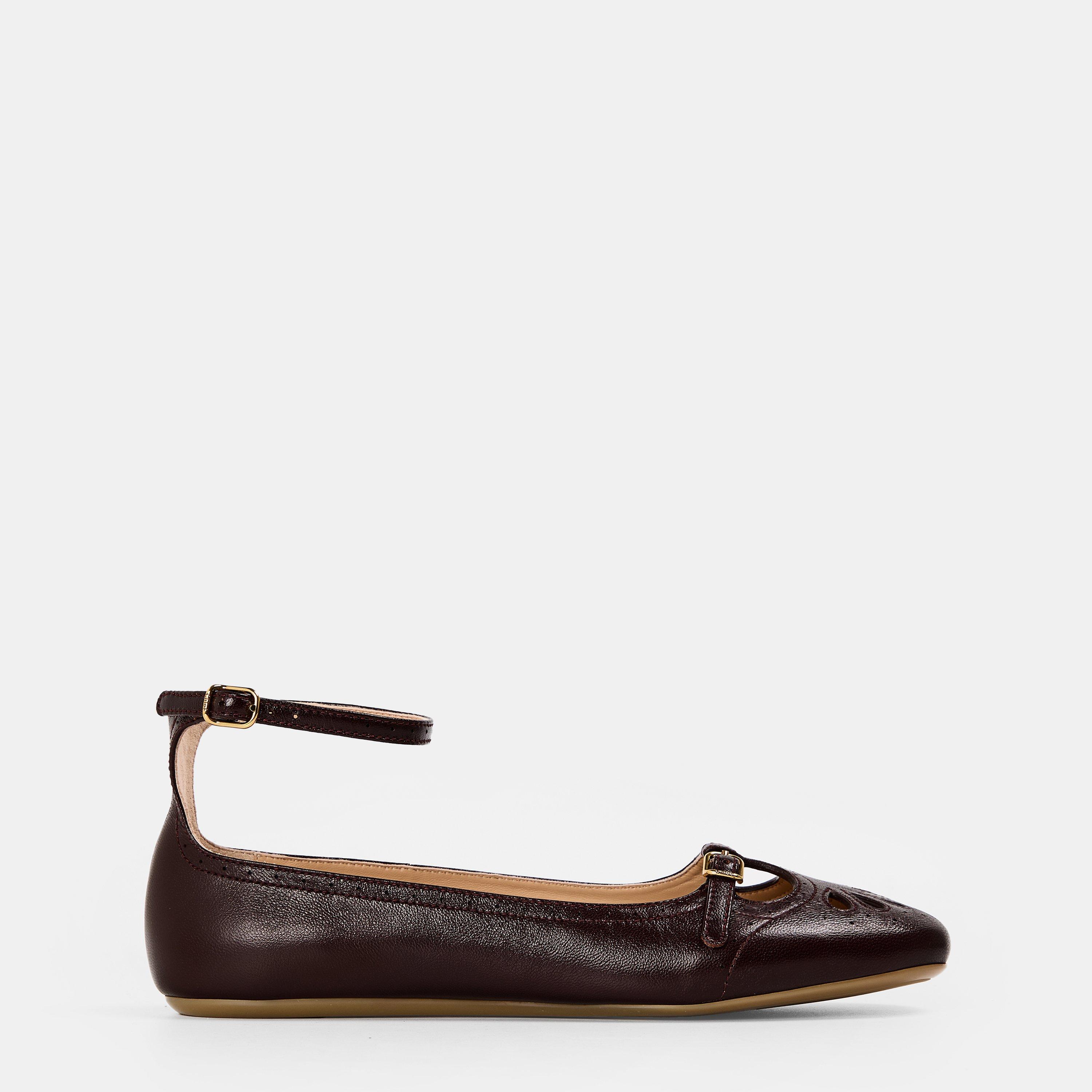 Burnt Purple - Chloe - Womens Misty Ballet Pumps - 1