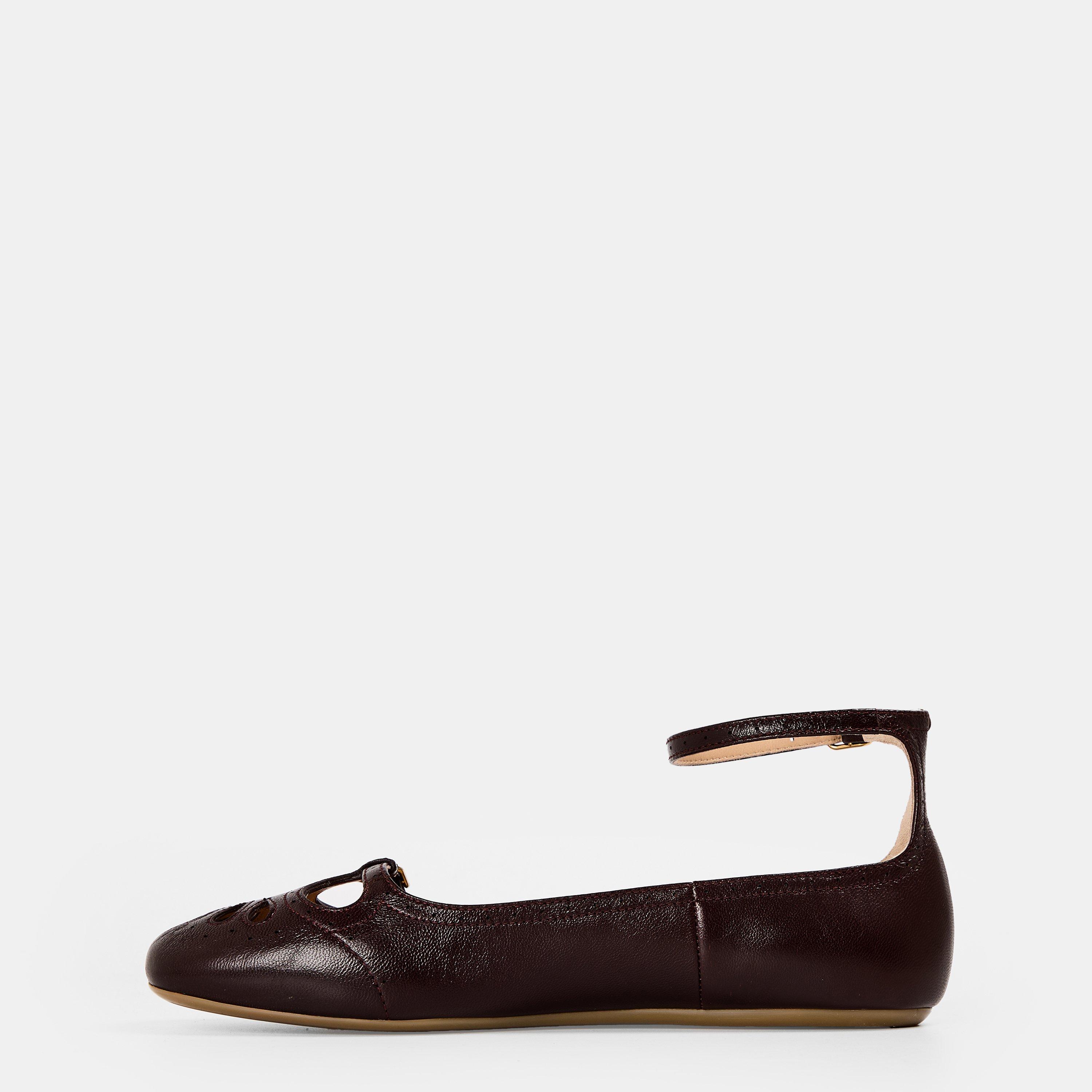 Burnt Purple - Chloe - Womens Misty Ballet Pumps - 2