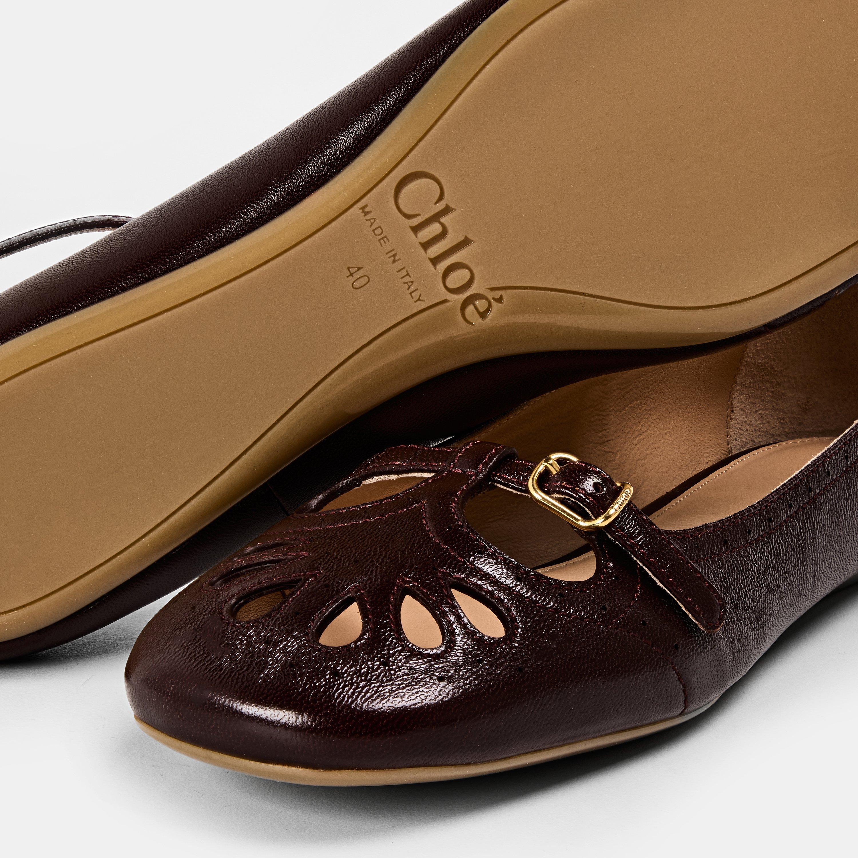 Burnt Purple - Chloe - Womens Misty Ballet Pumps - 4