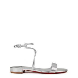 Christian Louboutin Miss Choca Metallic Leather Sandals