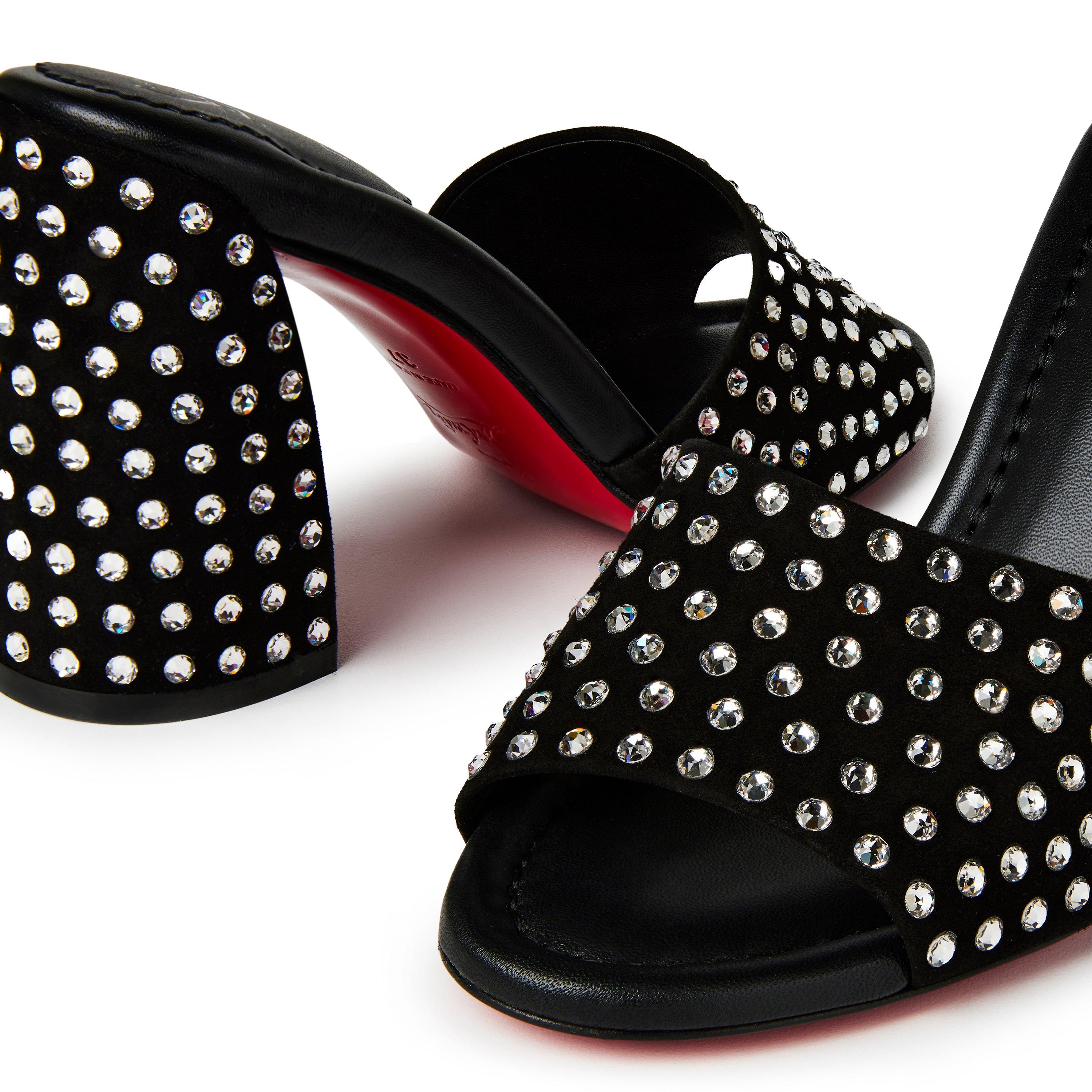 Black - Christian Louboutin - Jane 85mm Heeled Mules - 4