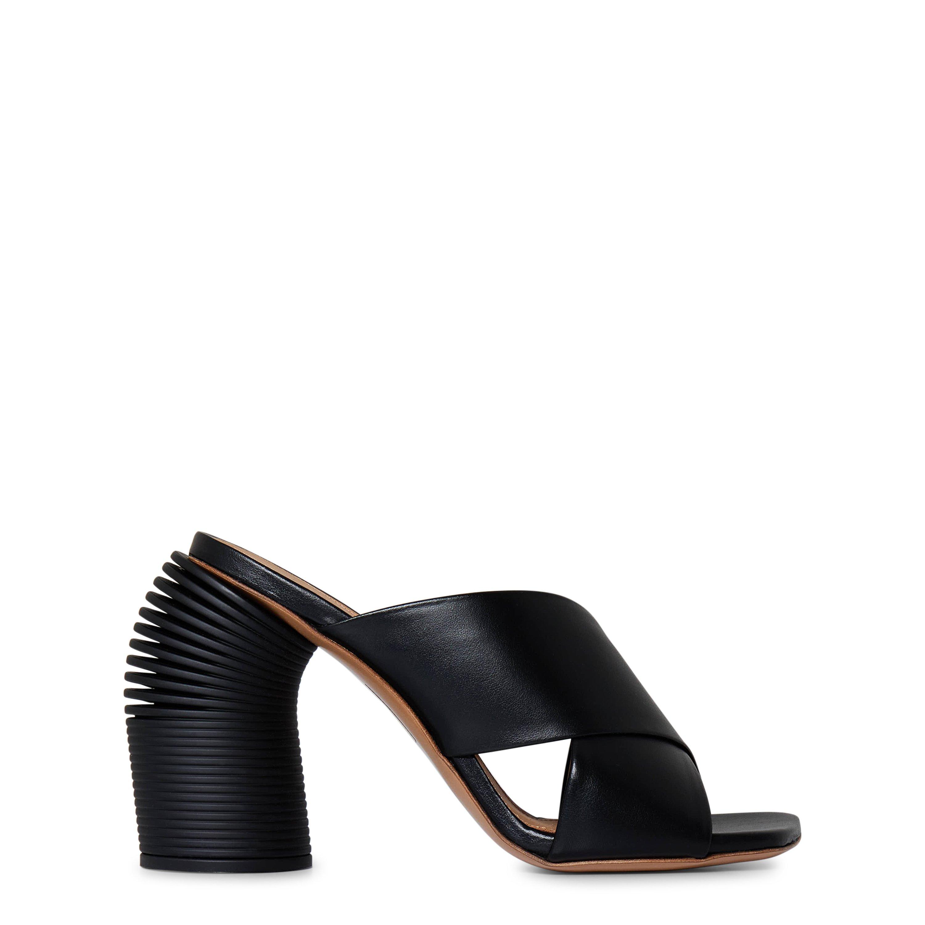 Black - Off White - Women's Spring Mules - 1