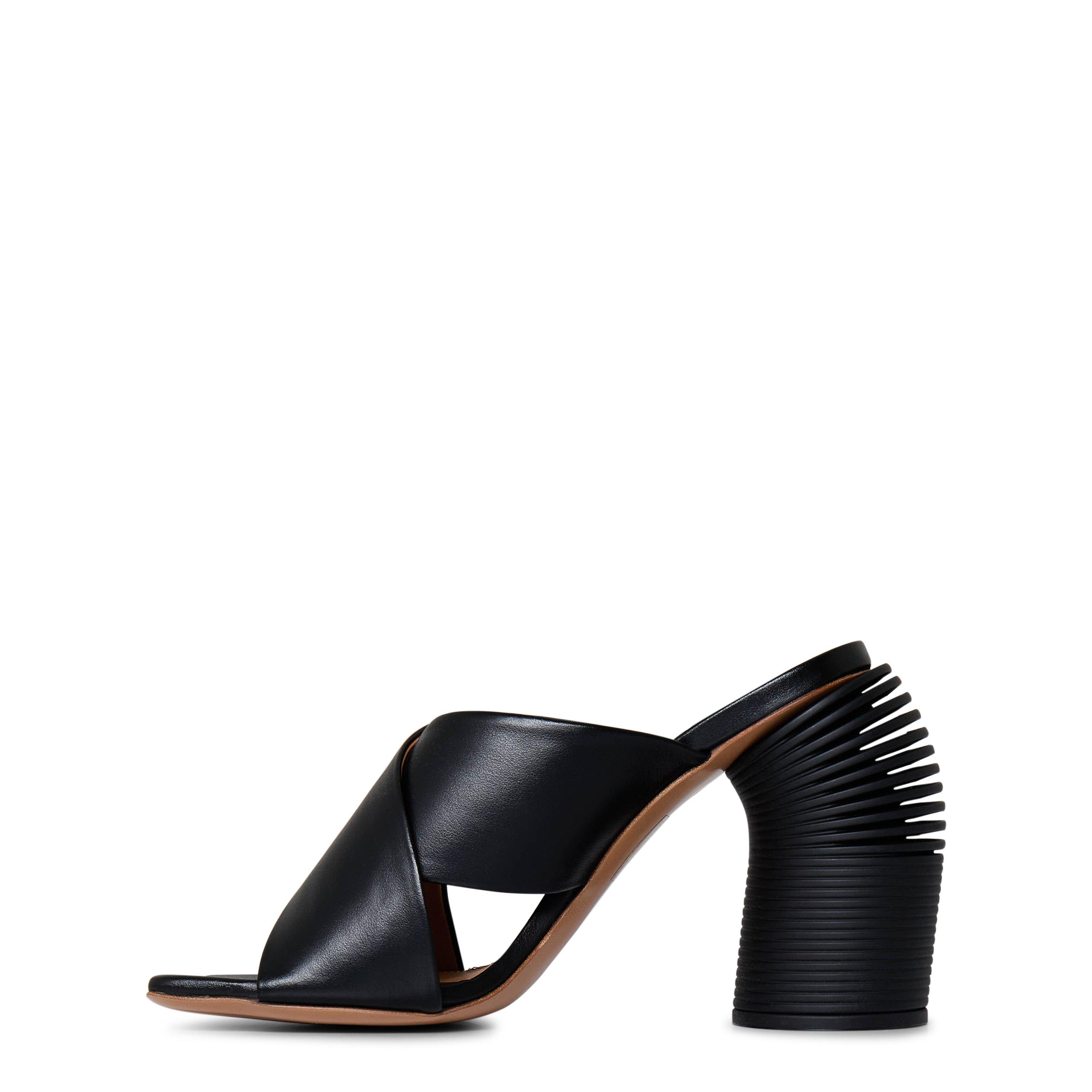 Zwart - Off White - Women's Spring Mules - 2