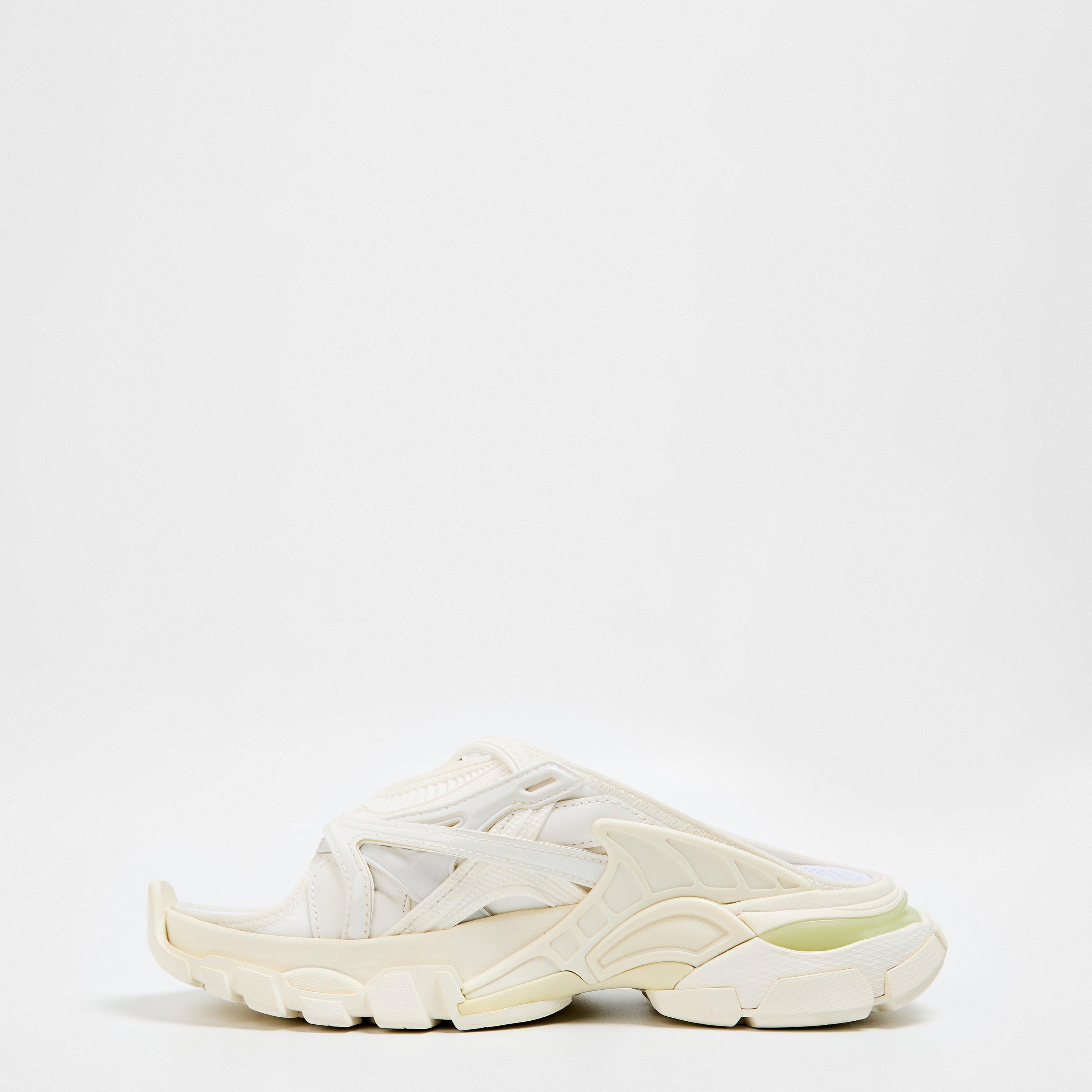White - Balenciaga - Women's Track Slide Flat Sandals - 2