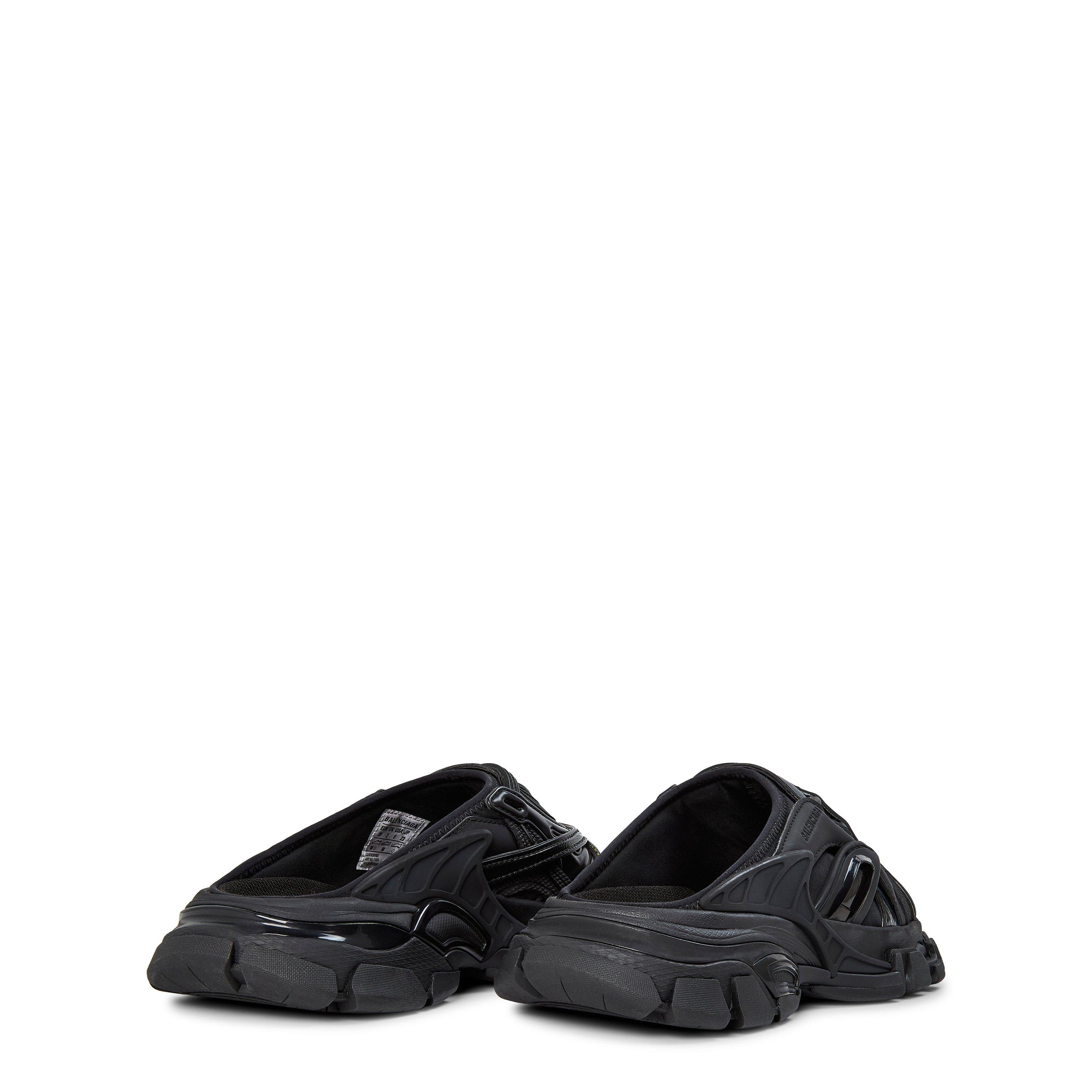 Black - Balenciaga - Women's Track Slide Flat Sandals - 4